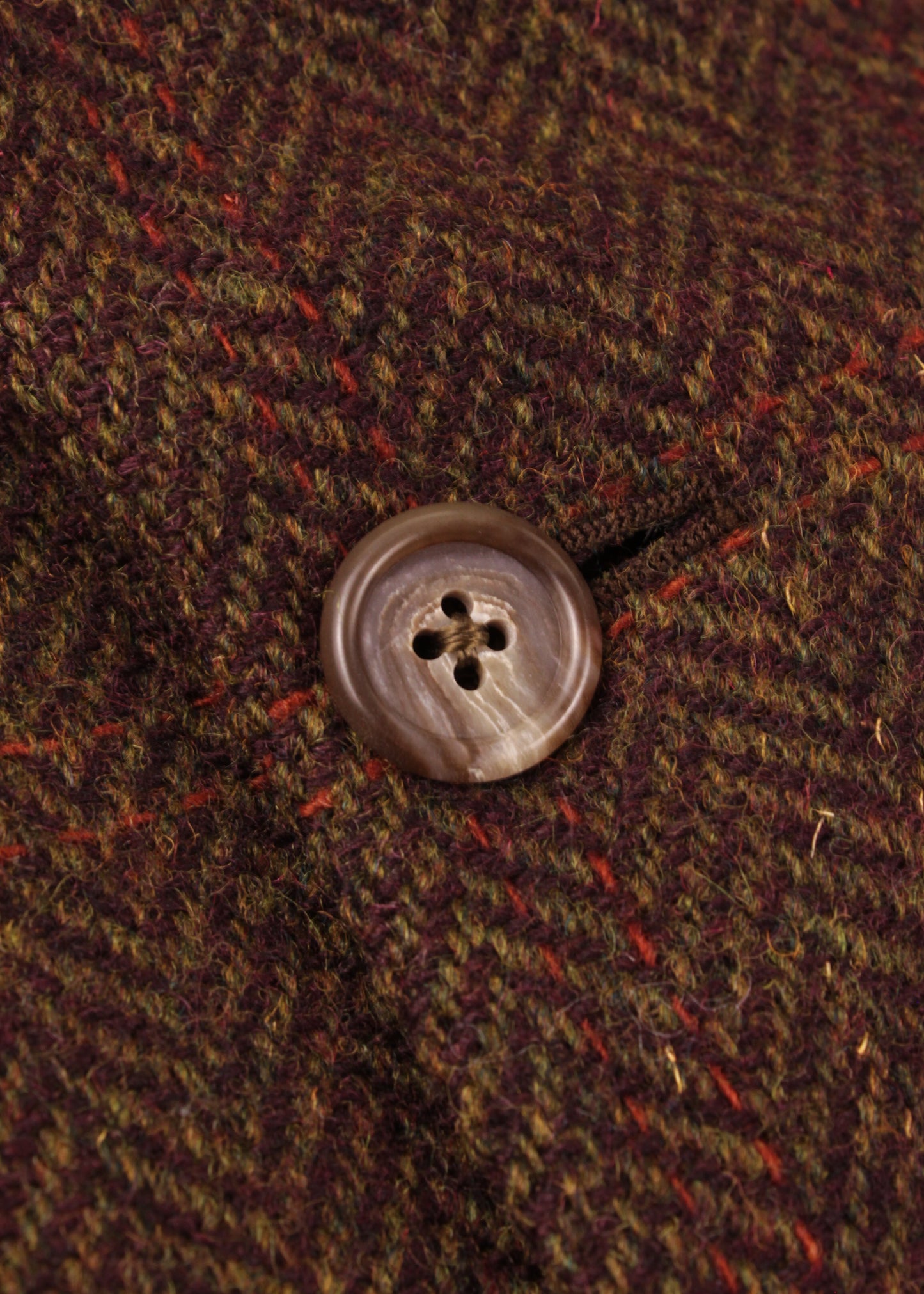 Woolen jacket in brown