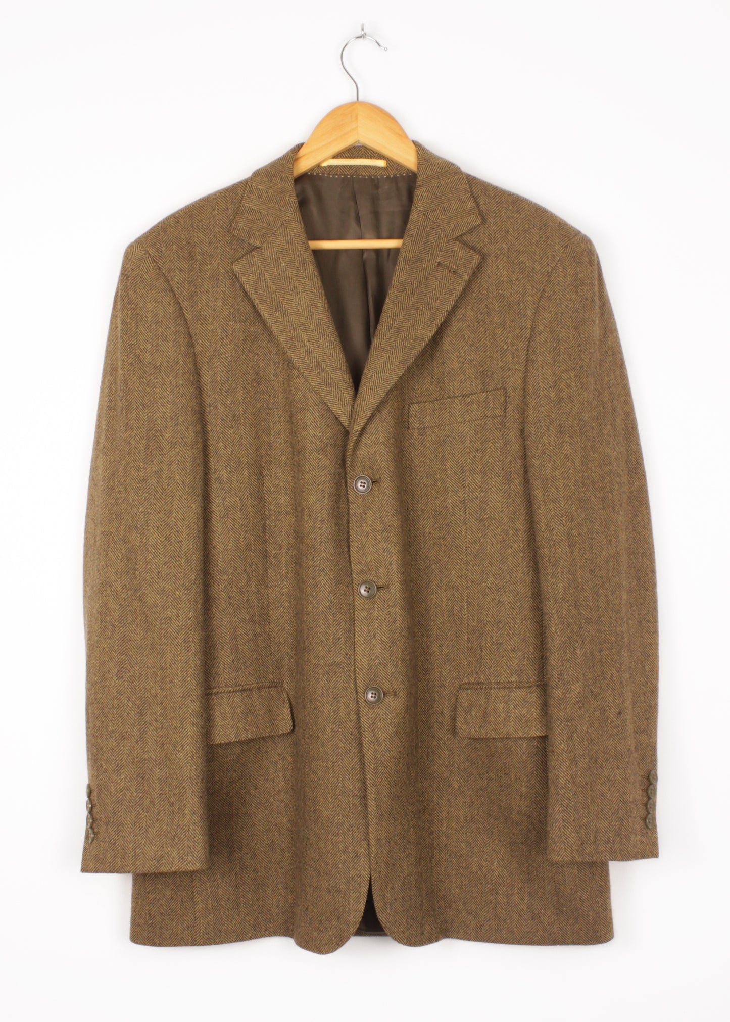 Woolen jacket in sage green