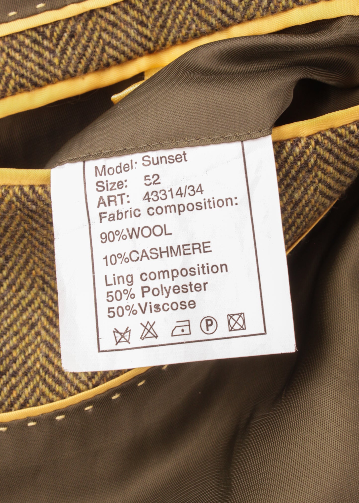 Woolen jacket in sage green