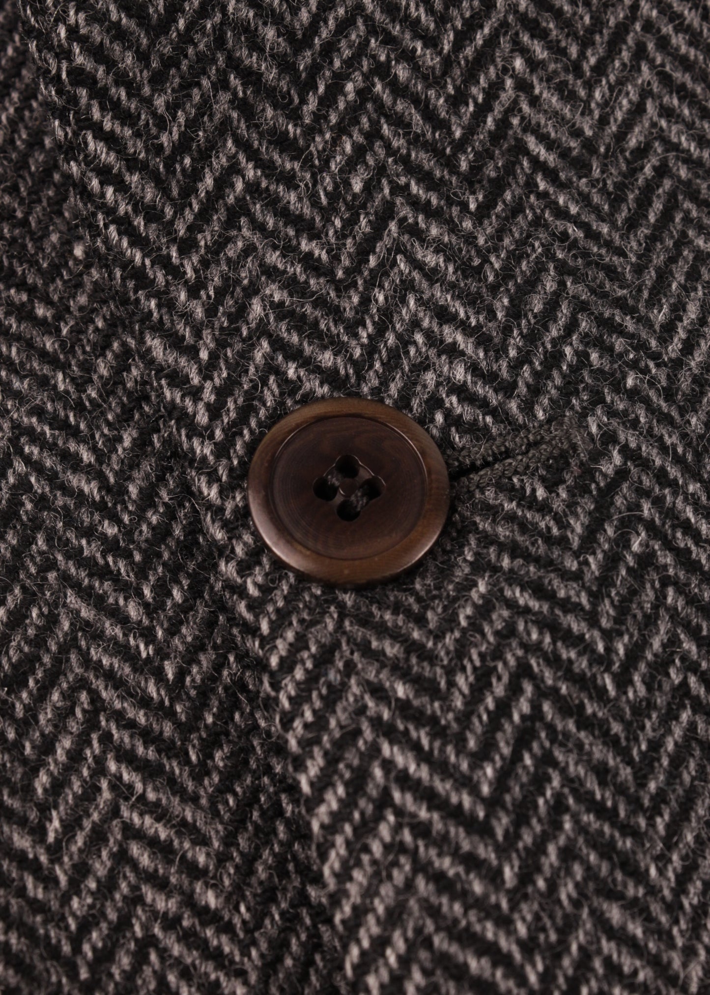 Woolen jacket in charcoal