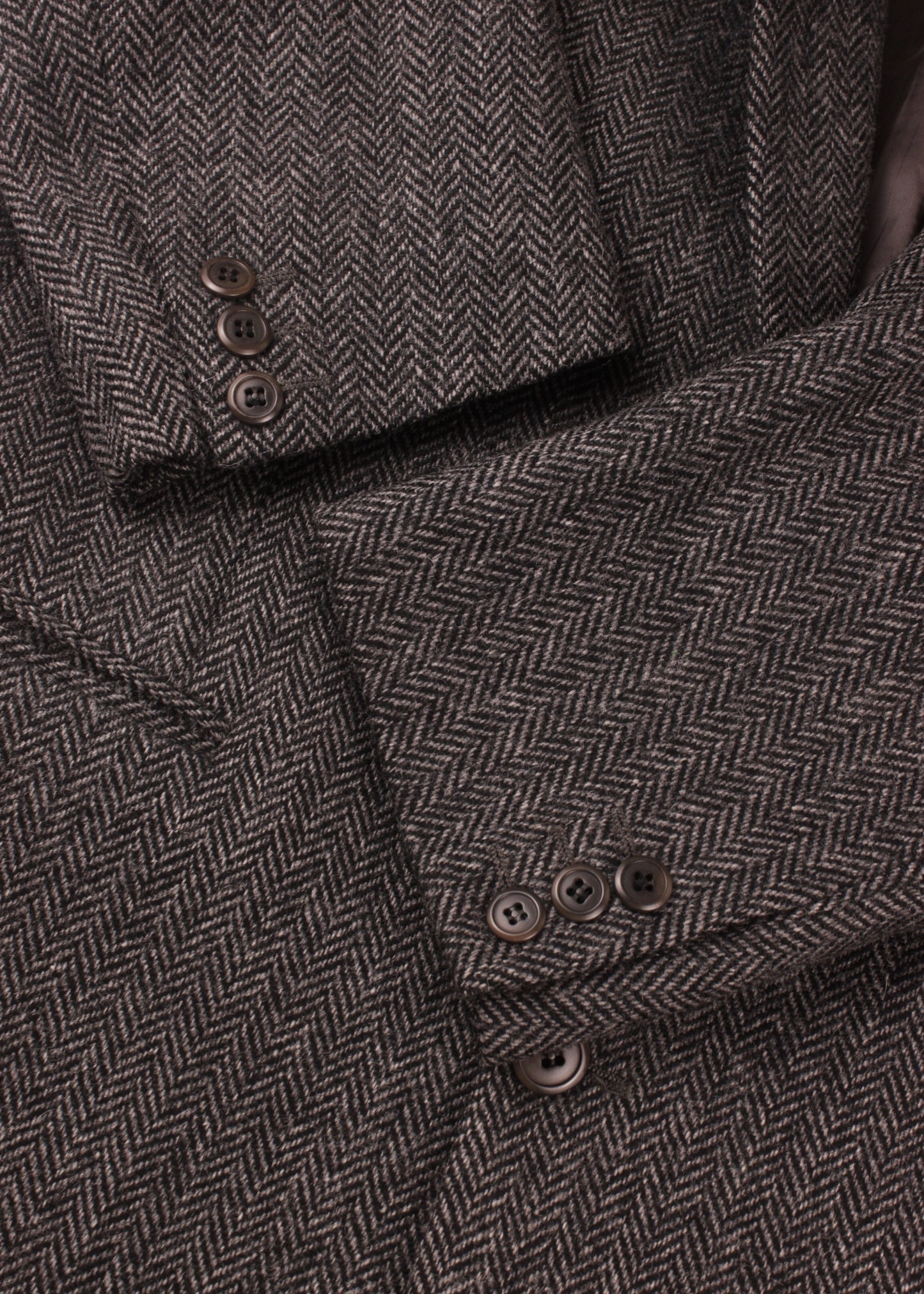 Woolen jacket in charcoal