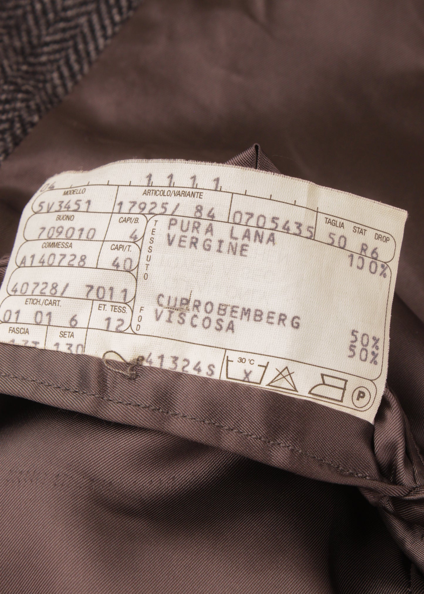 Woolen jacket in charcoal