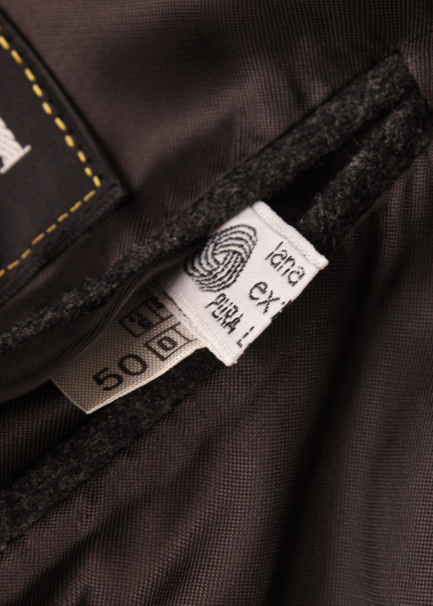 Striped woolen jacket in grey