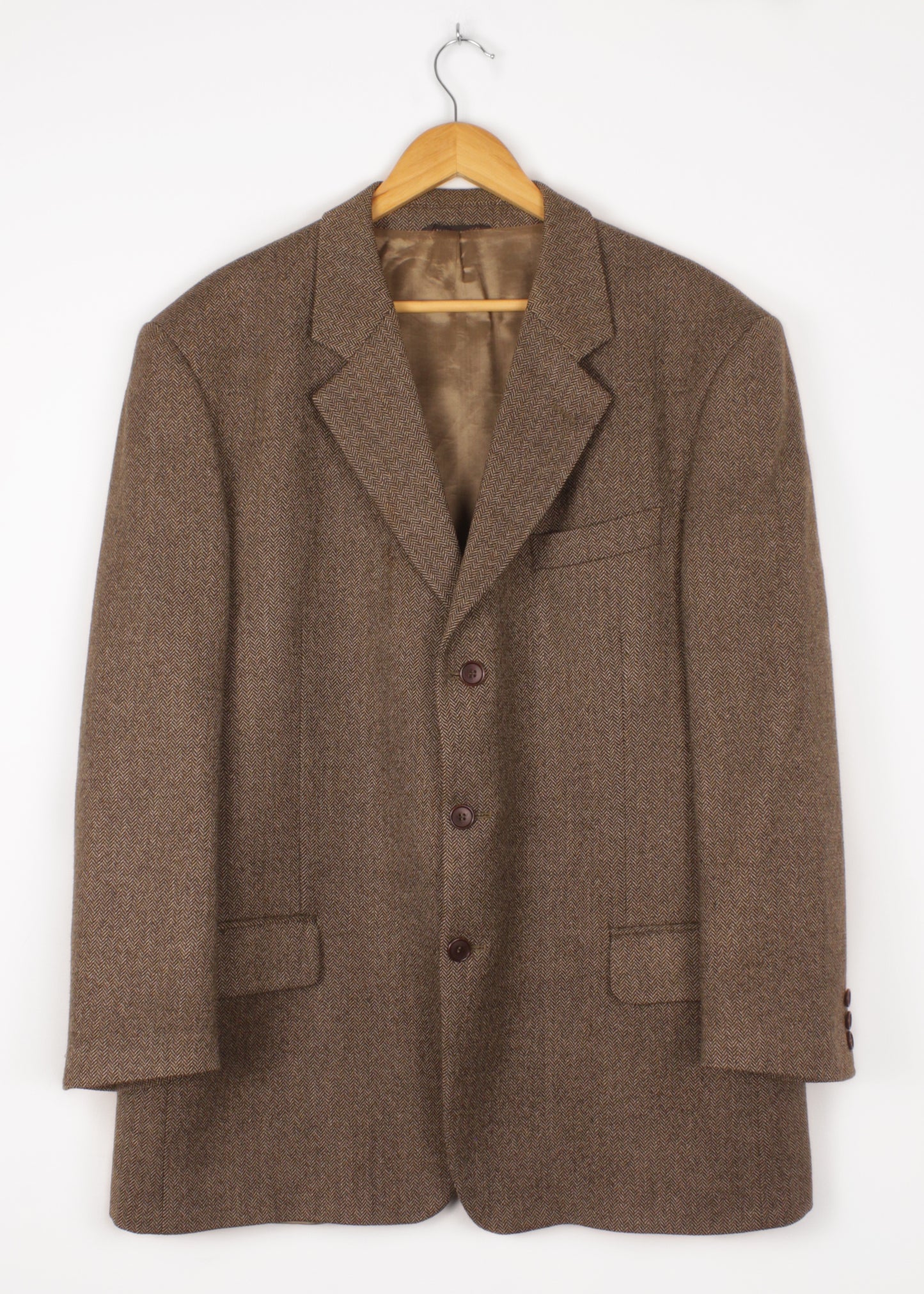 Woolen jacket in brown