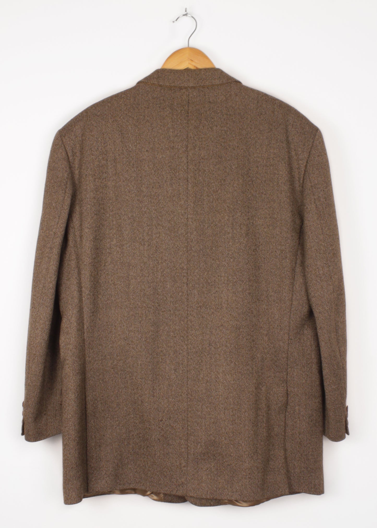 Woolen jacket in brown