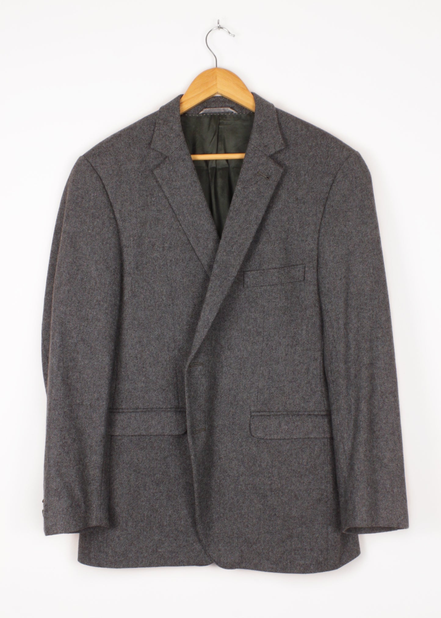 Woolen jacket in blue