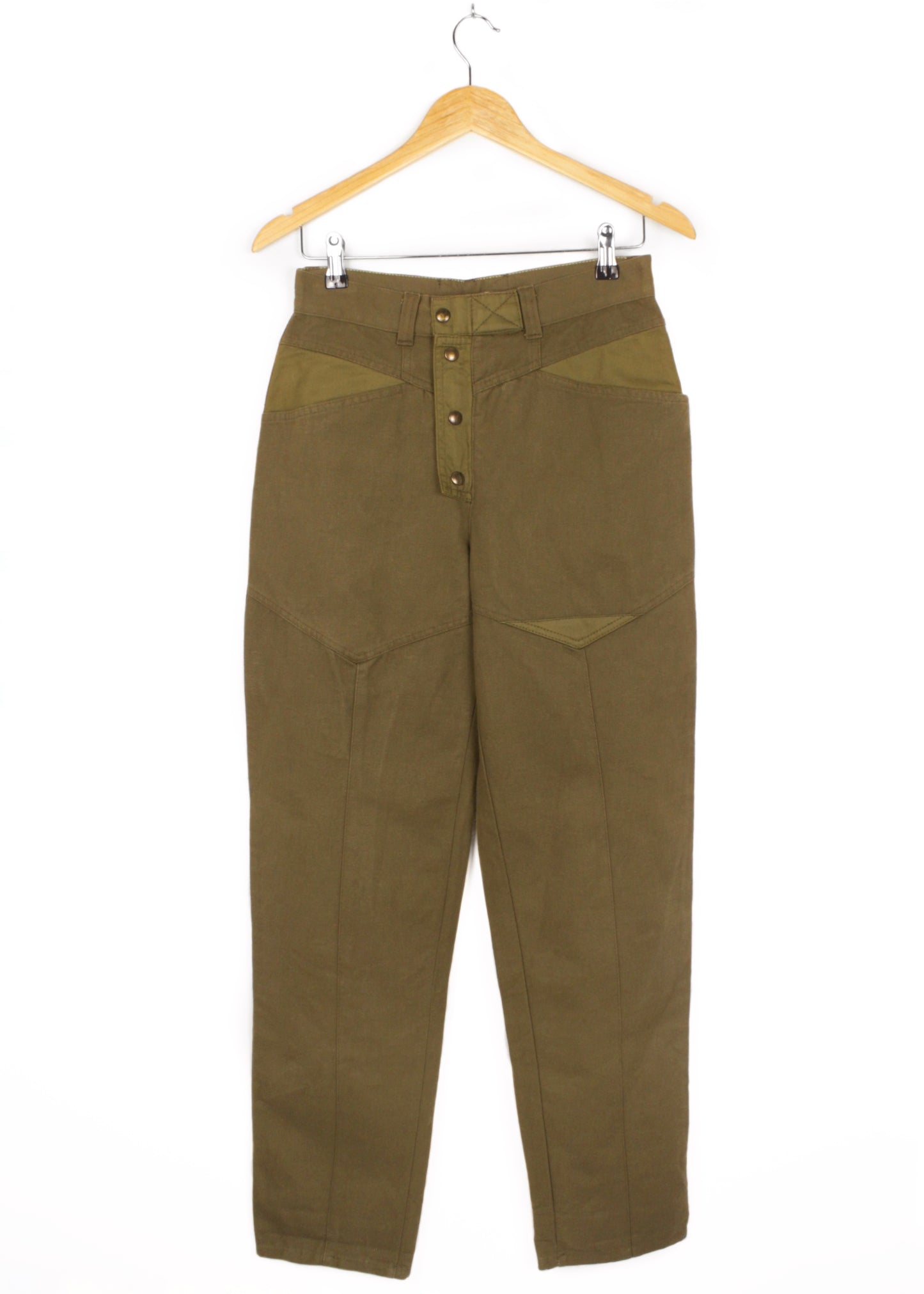 Vintage jeans in khaki