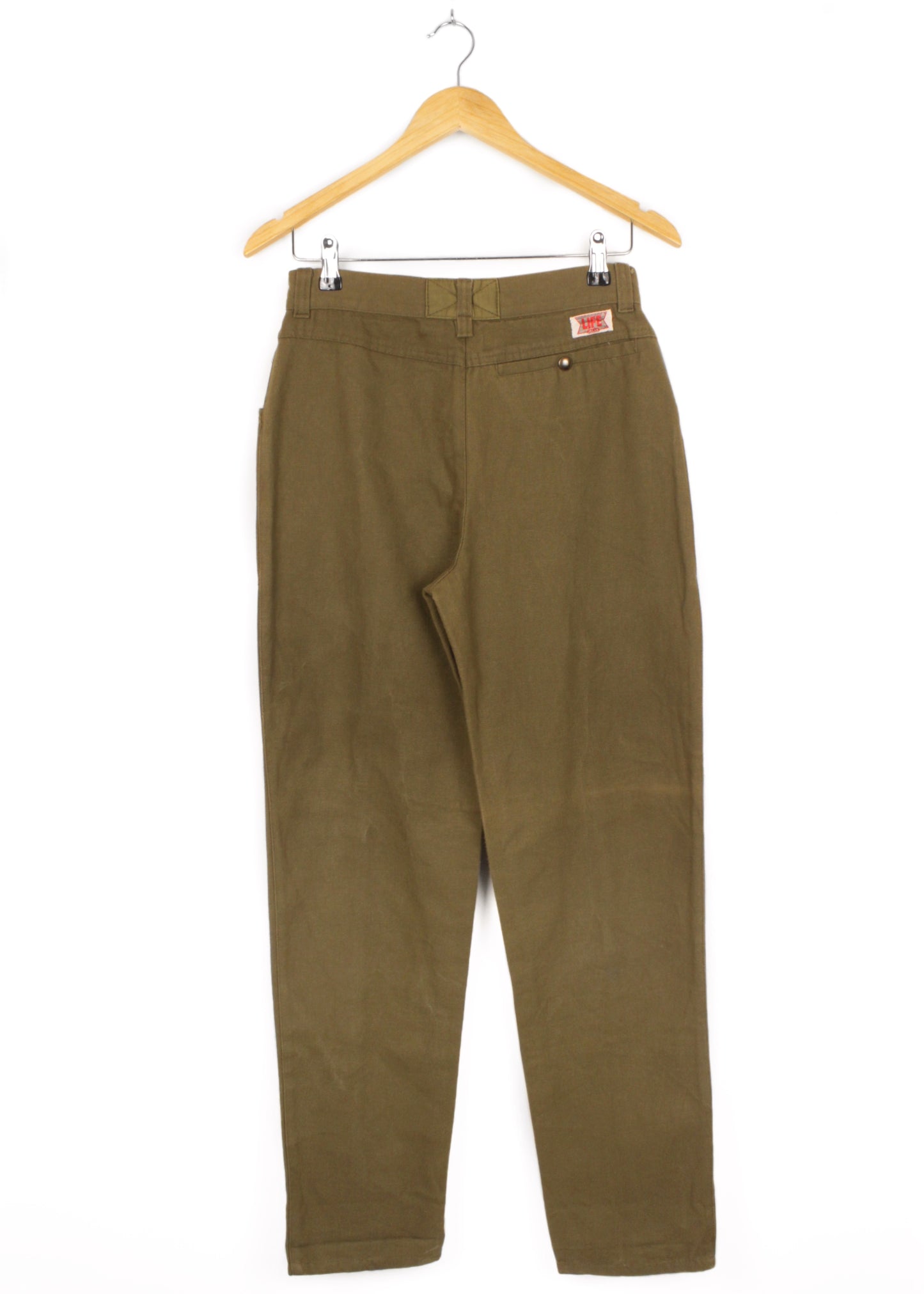 Vintage jeans in khaki