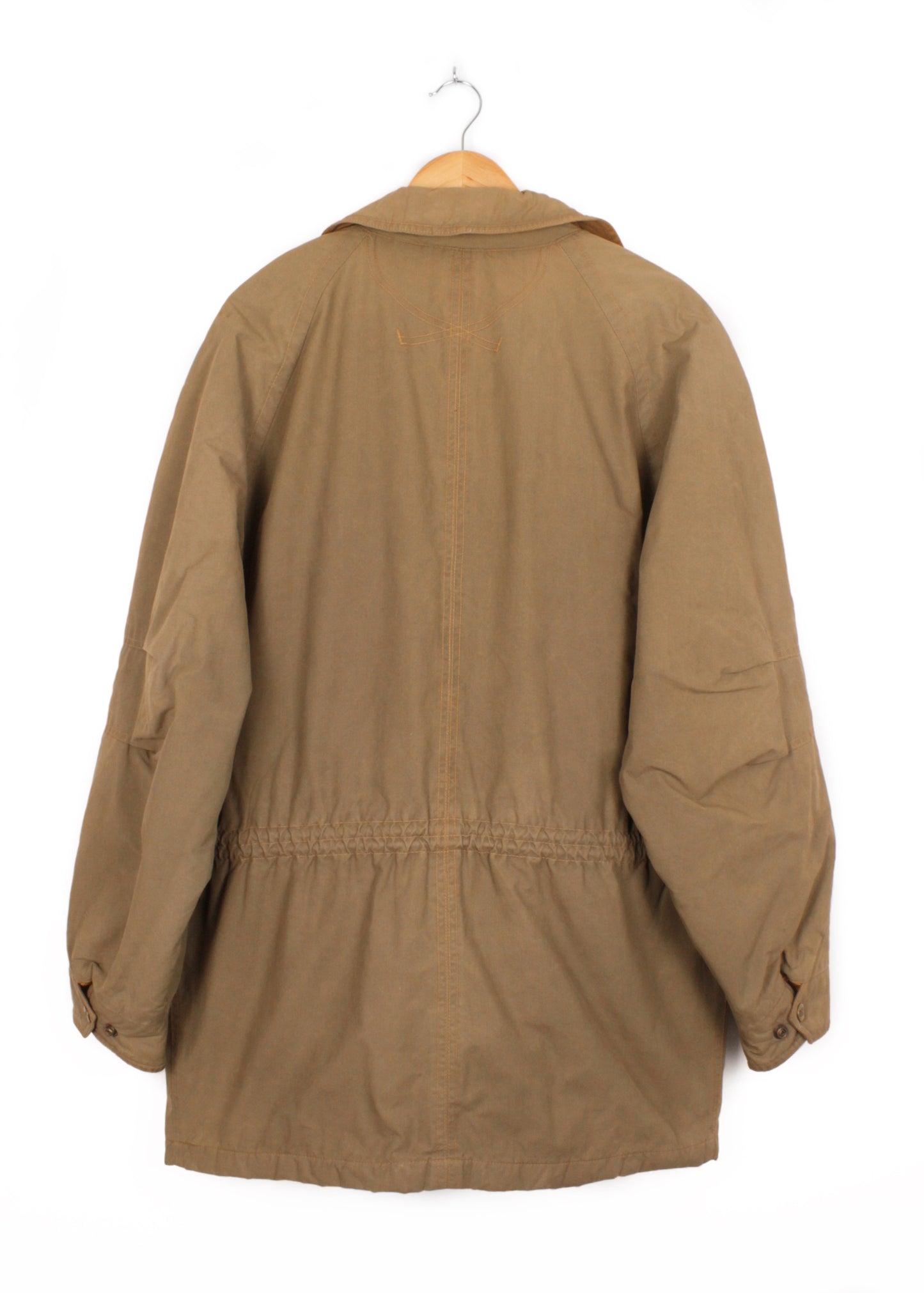 Vintage parka in light khaki