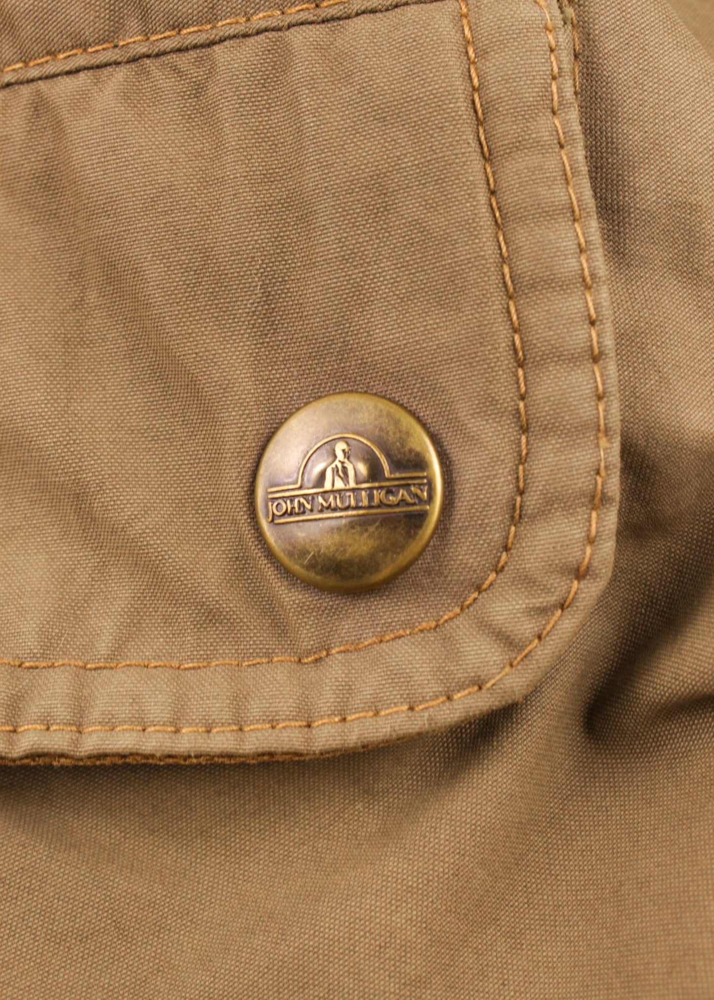 Vintage parka in light khaki