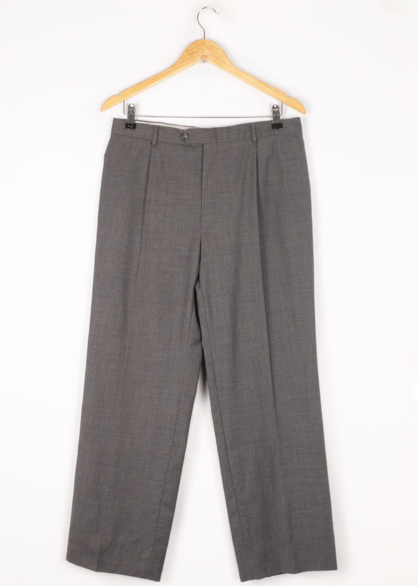 Vintage woolen trousers in grey