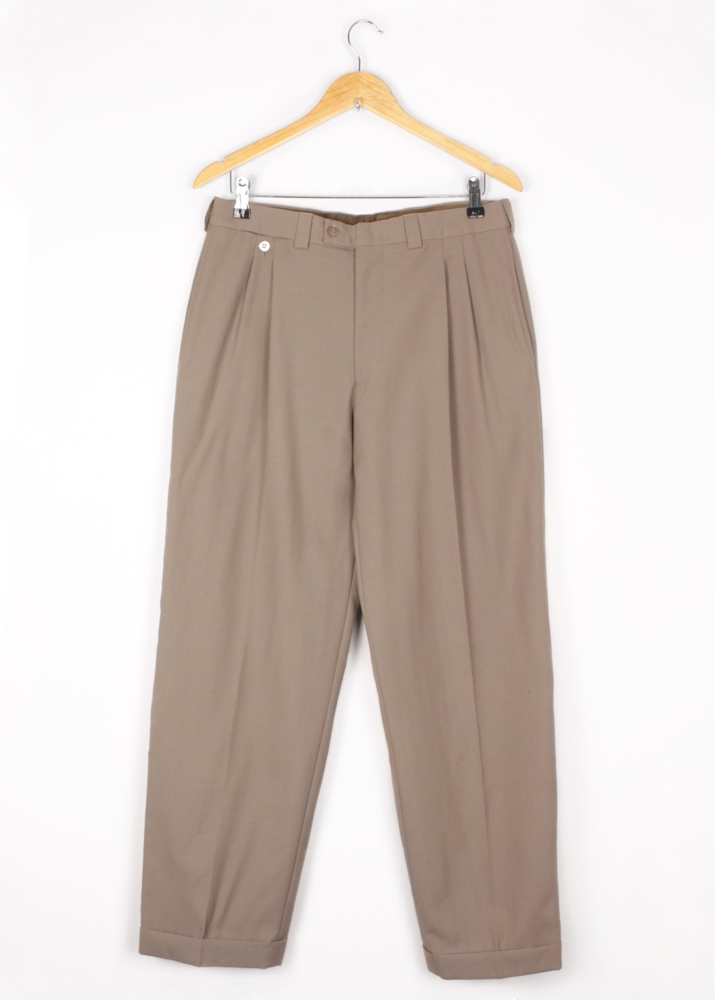Vintage woolen trousers in grey