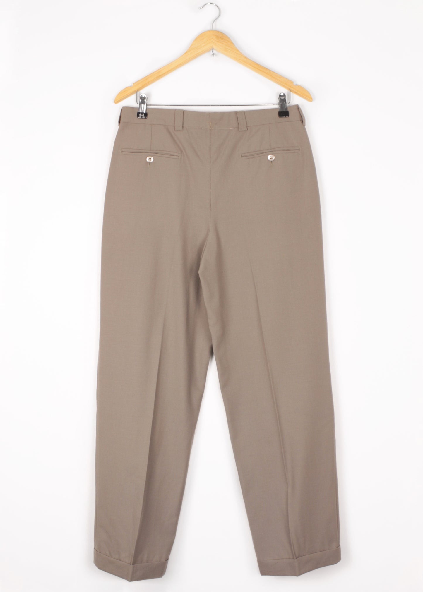 Vintage woolen trousers in grey