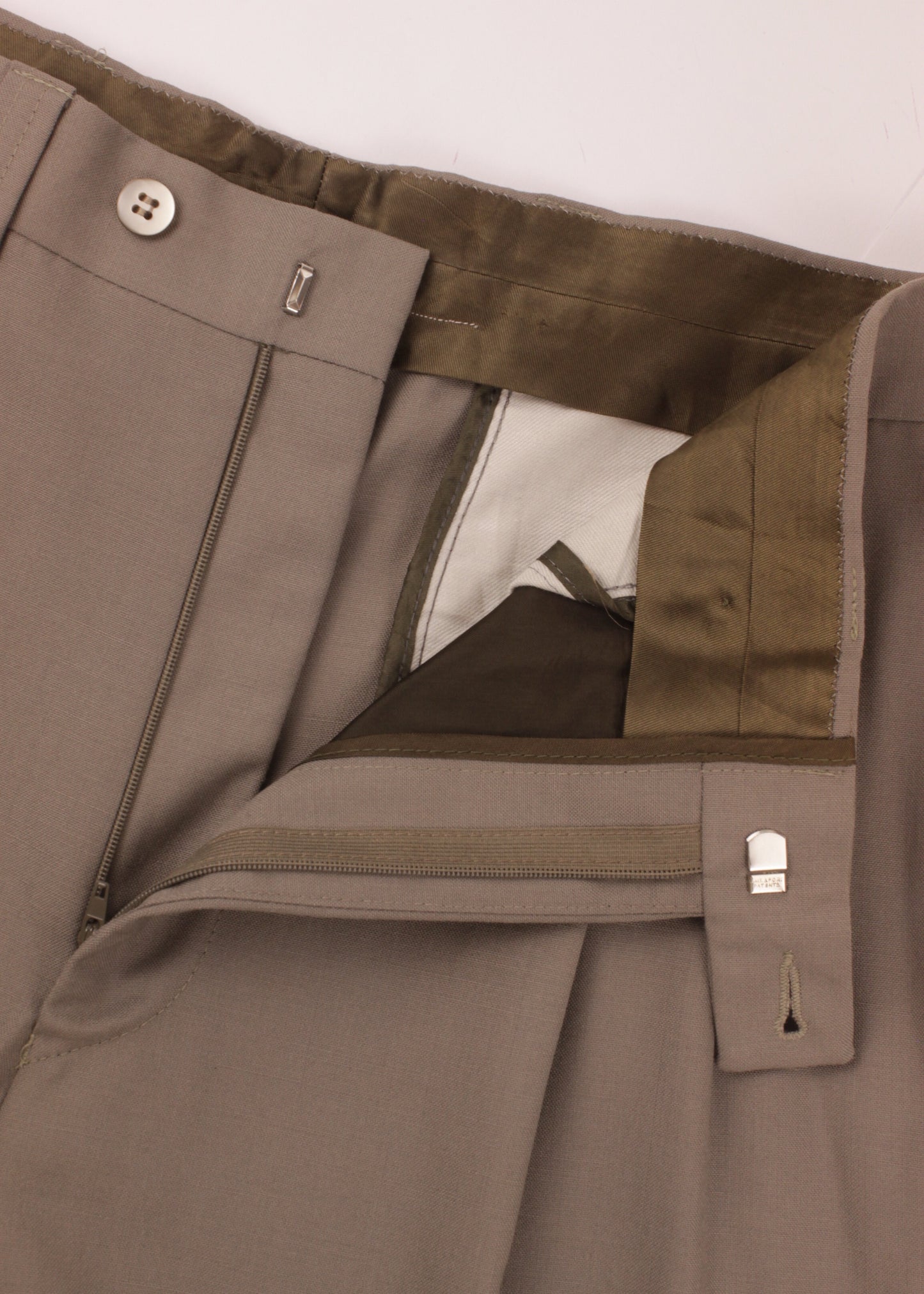 Vintage woolen trousers in grey