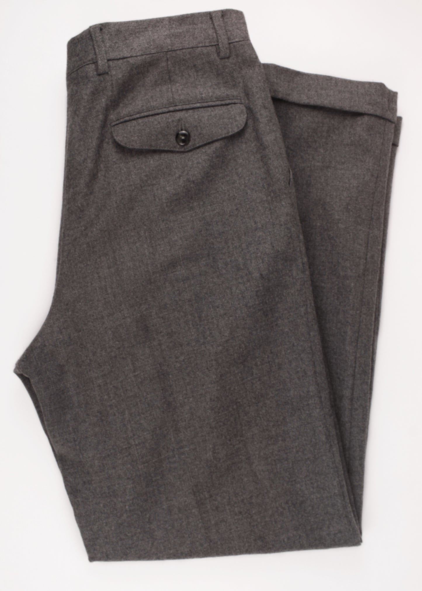 Warm woolen trousers in grey