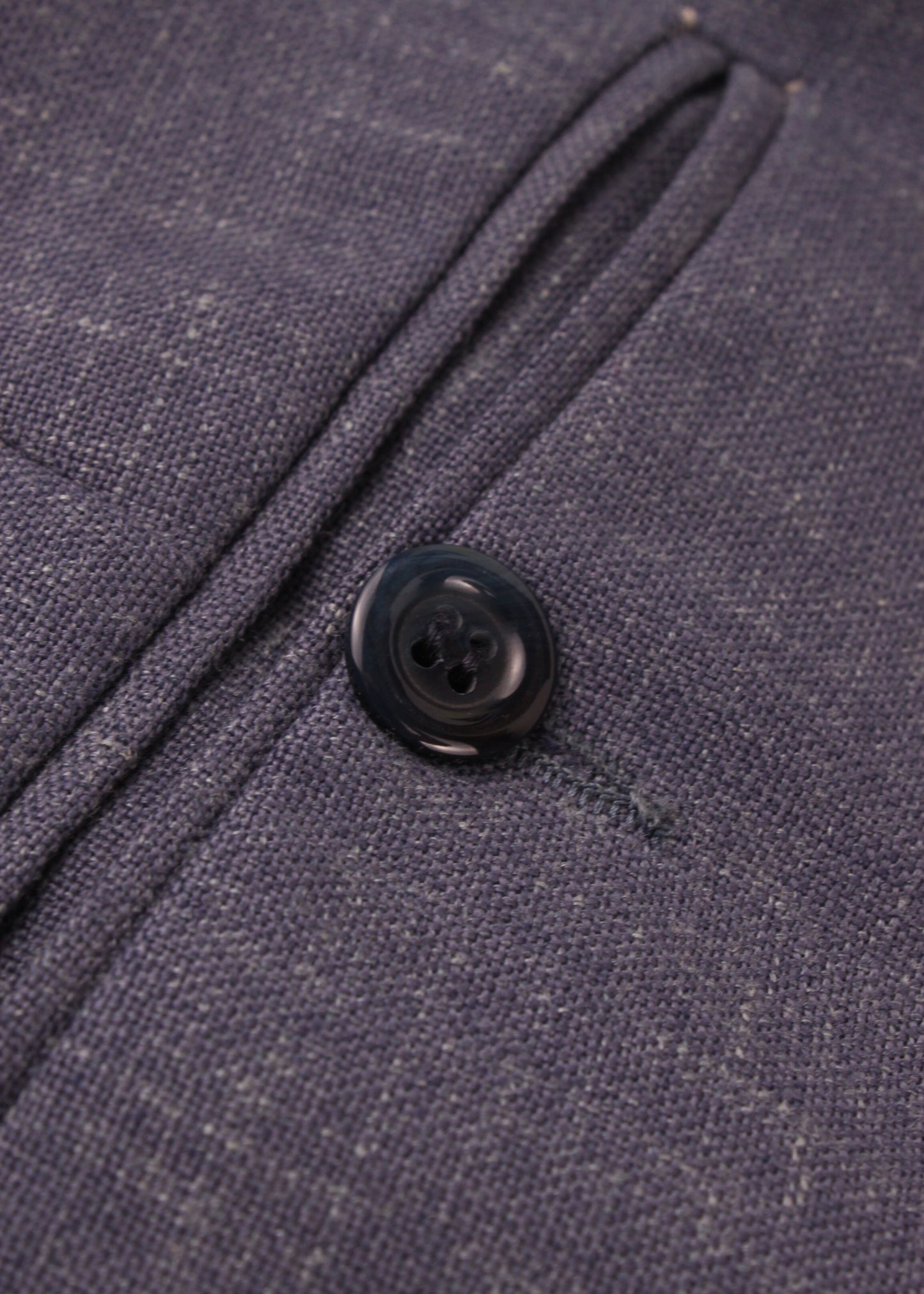 Woolen trousers in blue