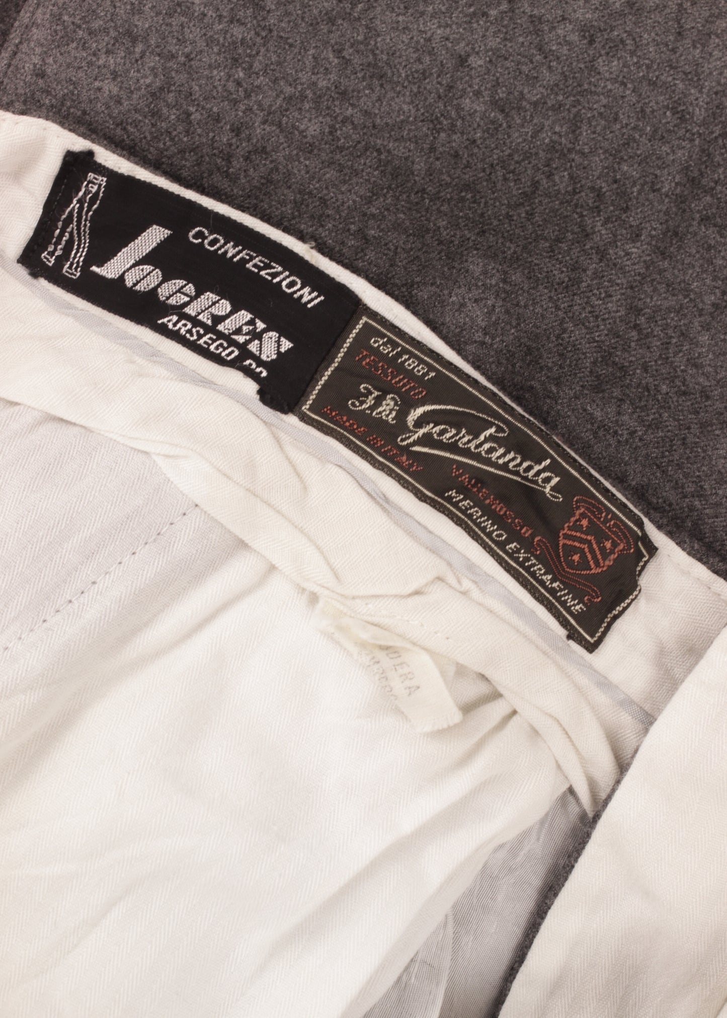 Woolen grey trousers