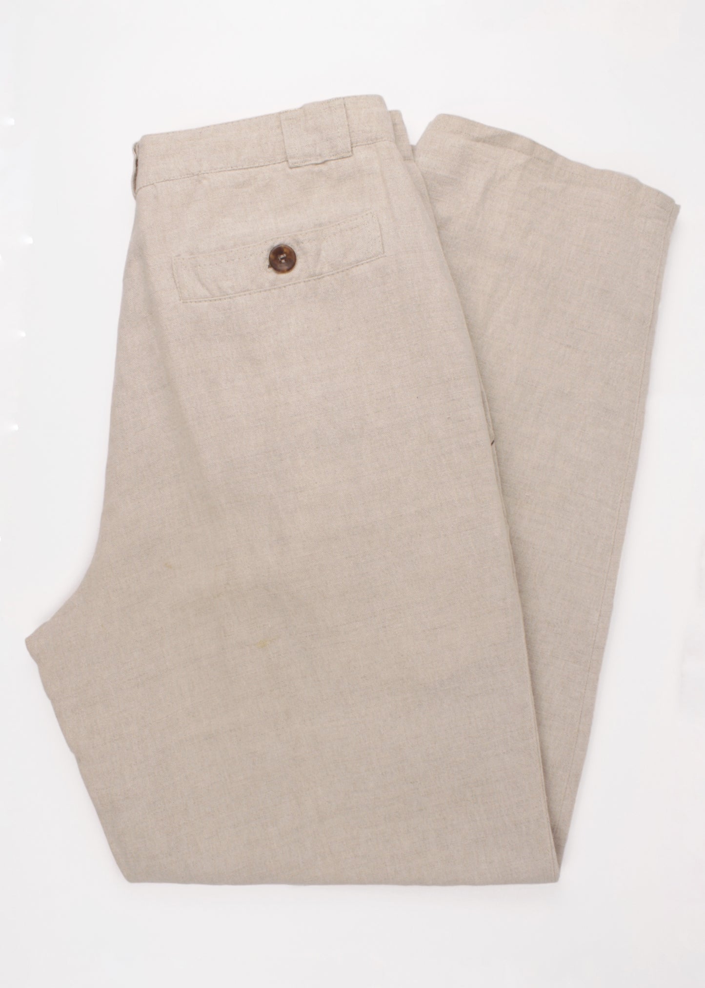Linen pants in cloud grey