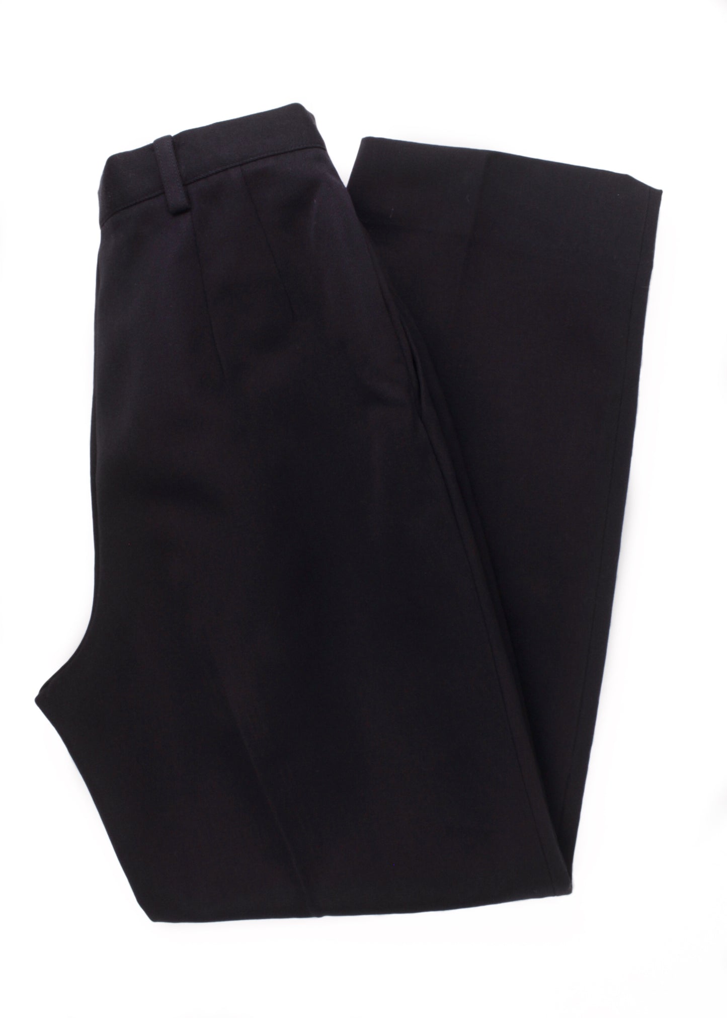 Woolen pants in dark blue