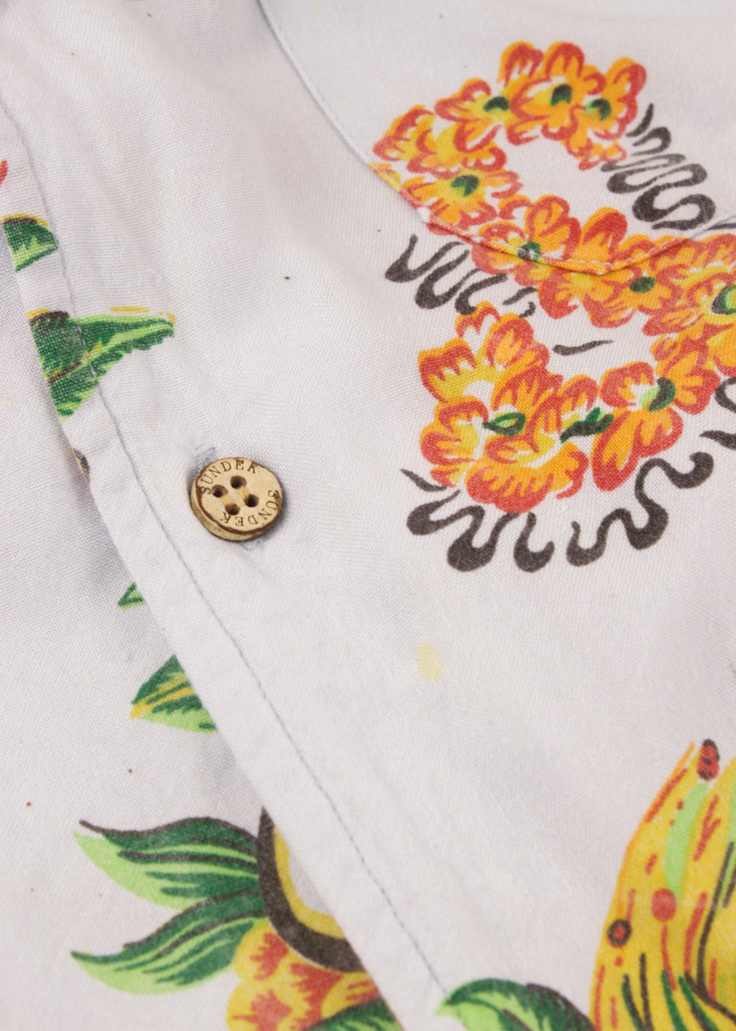 Sundek Hawaii shirt in blue