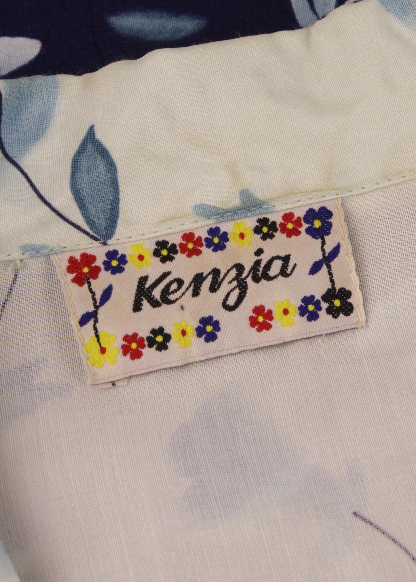 Vintage summer shirt in blue