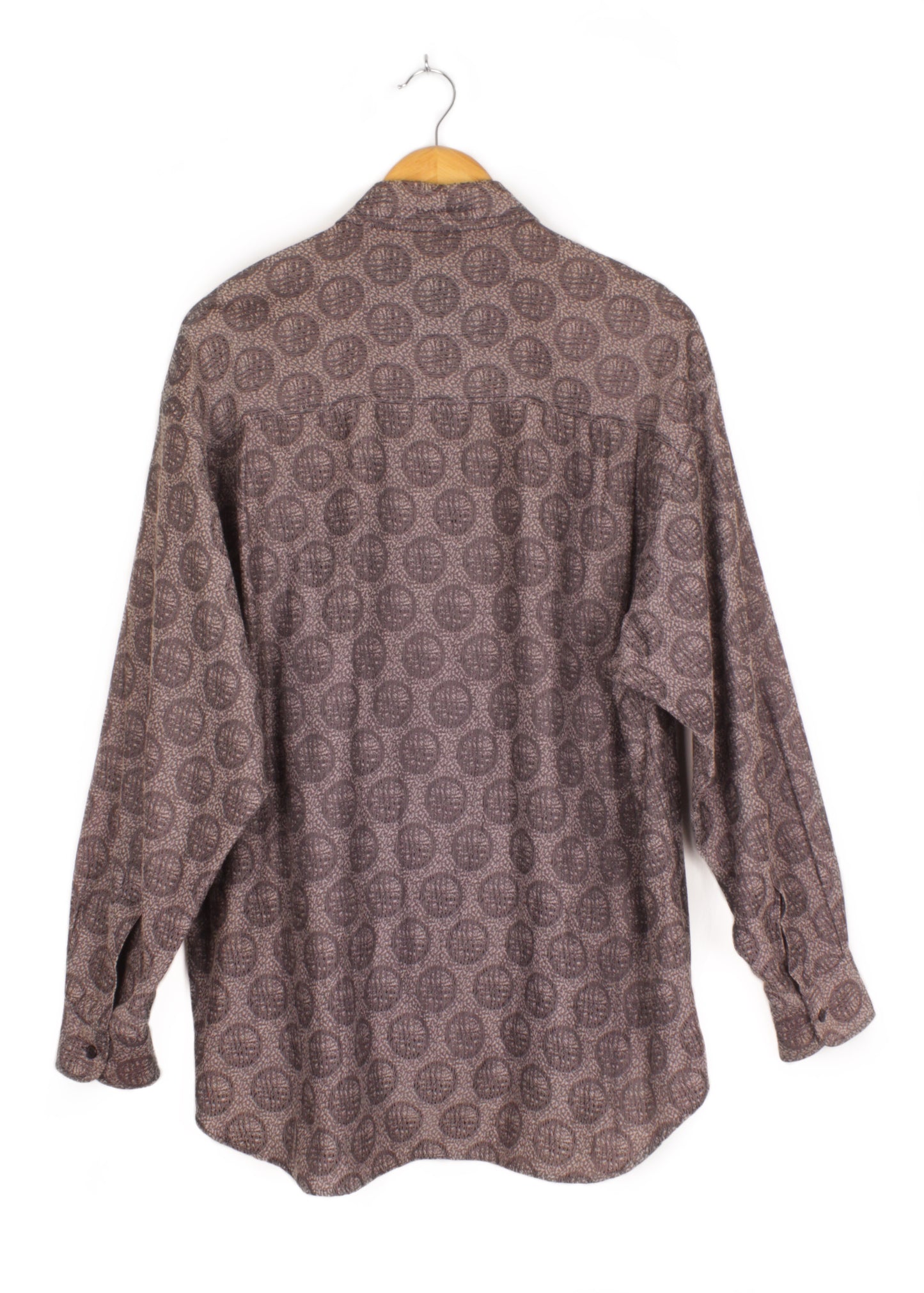 Vintage printed shirt in grey