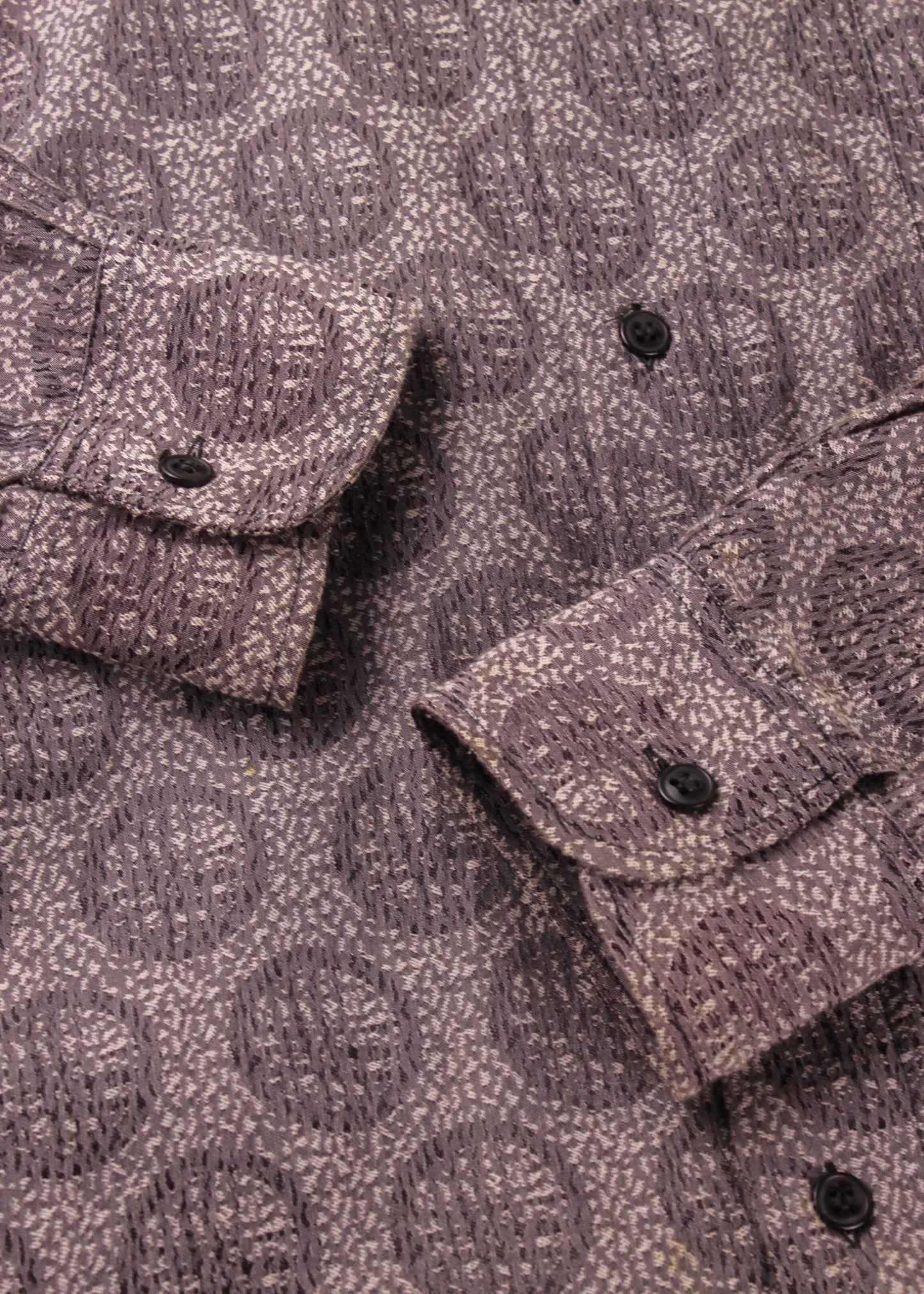 Vintage printed shirt in grey
