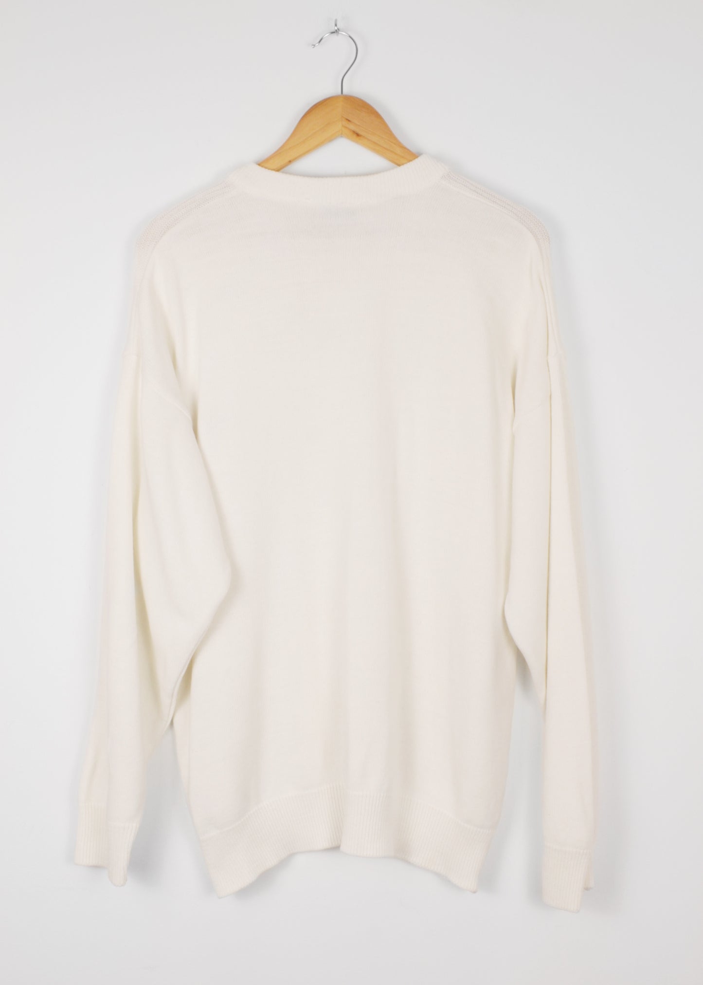 Vintage Lacoste jumper in white