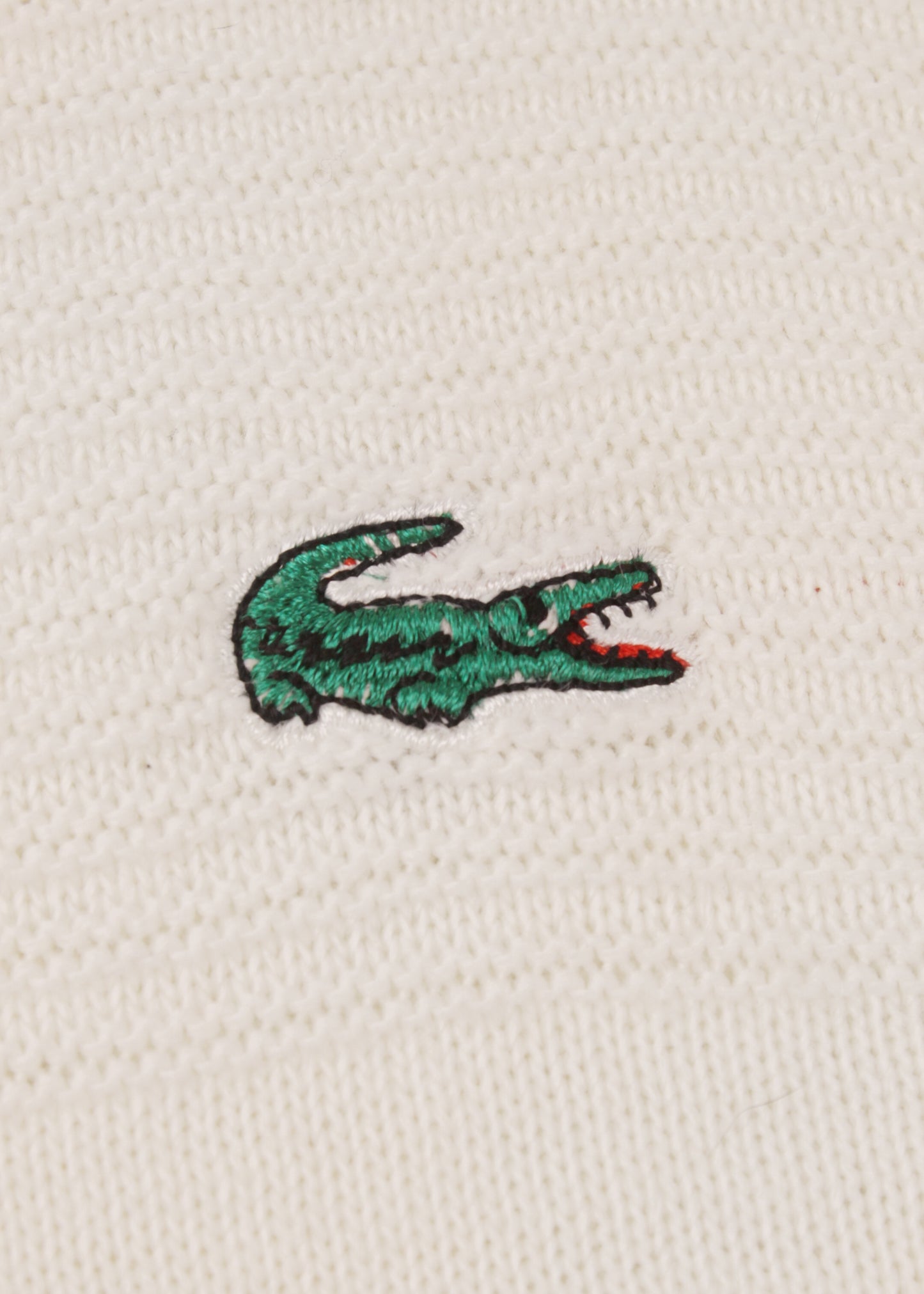 Vintage Lacoste jumper in white