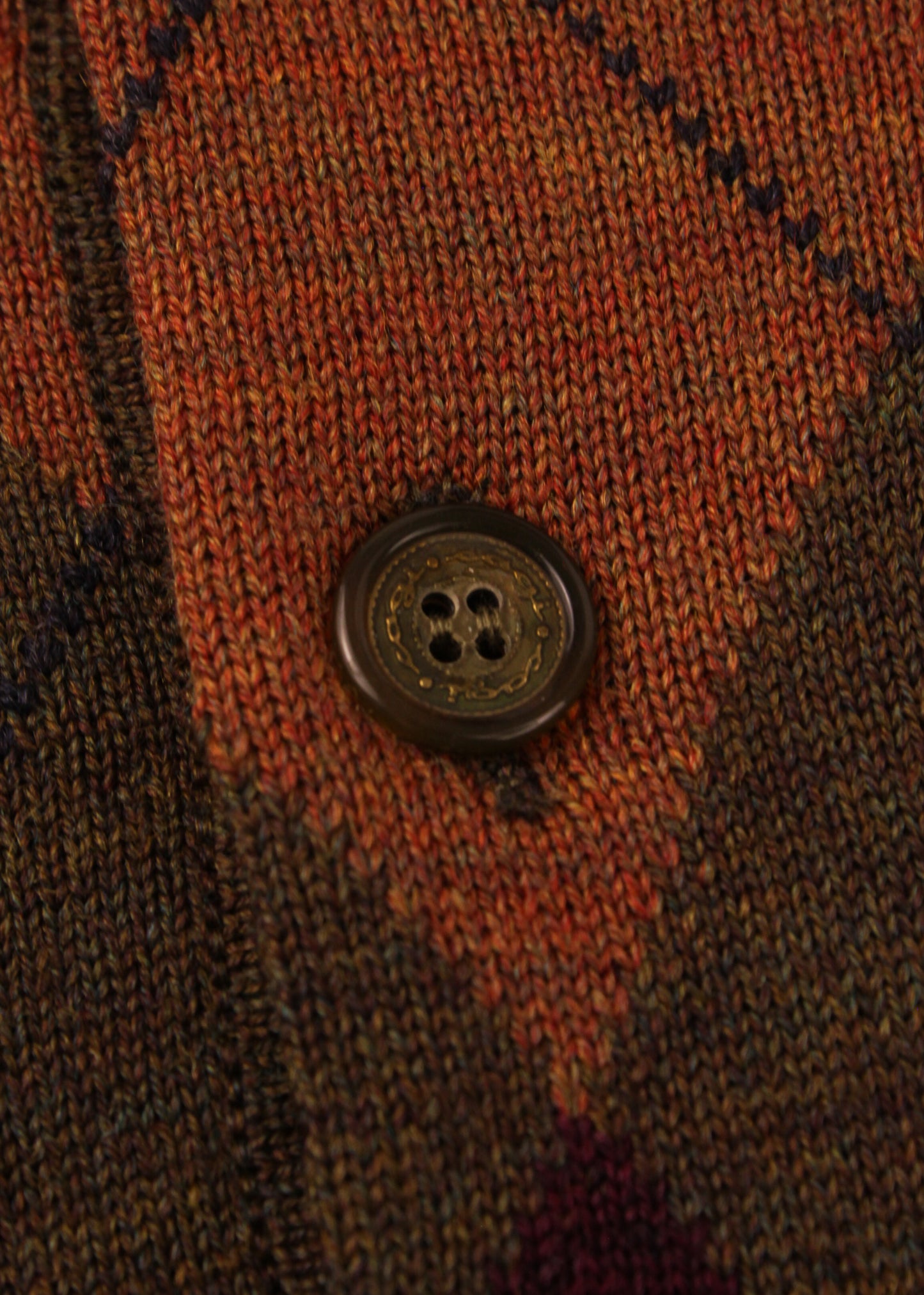 Vintage woolen sweater in brown