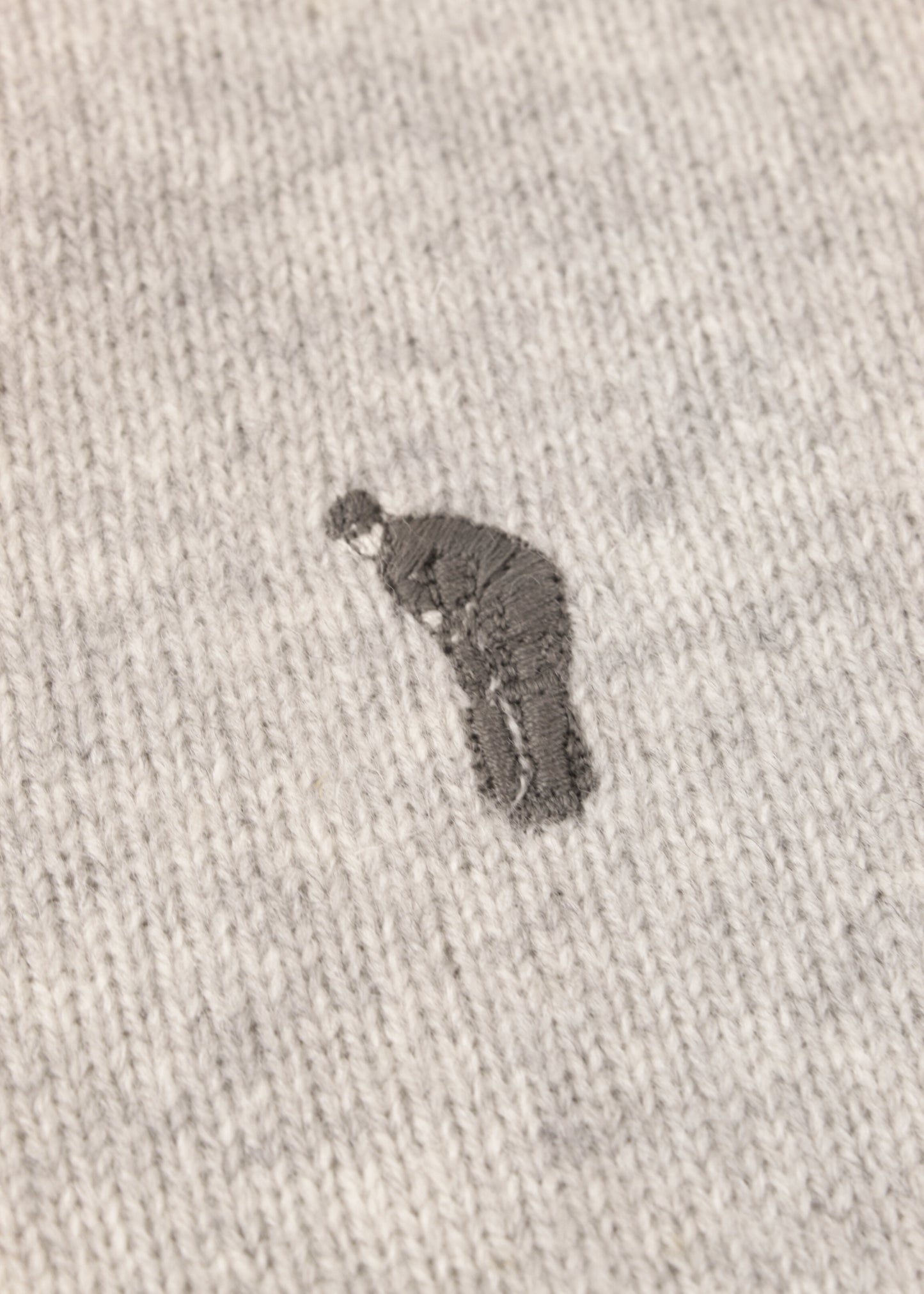 Vintage lambswool sweater in sand