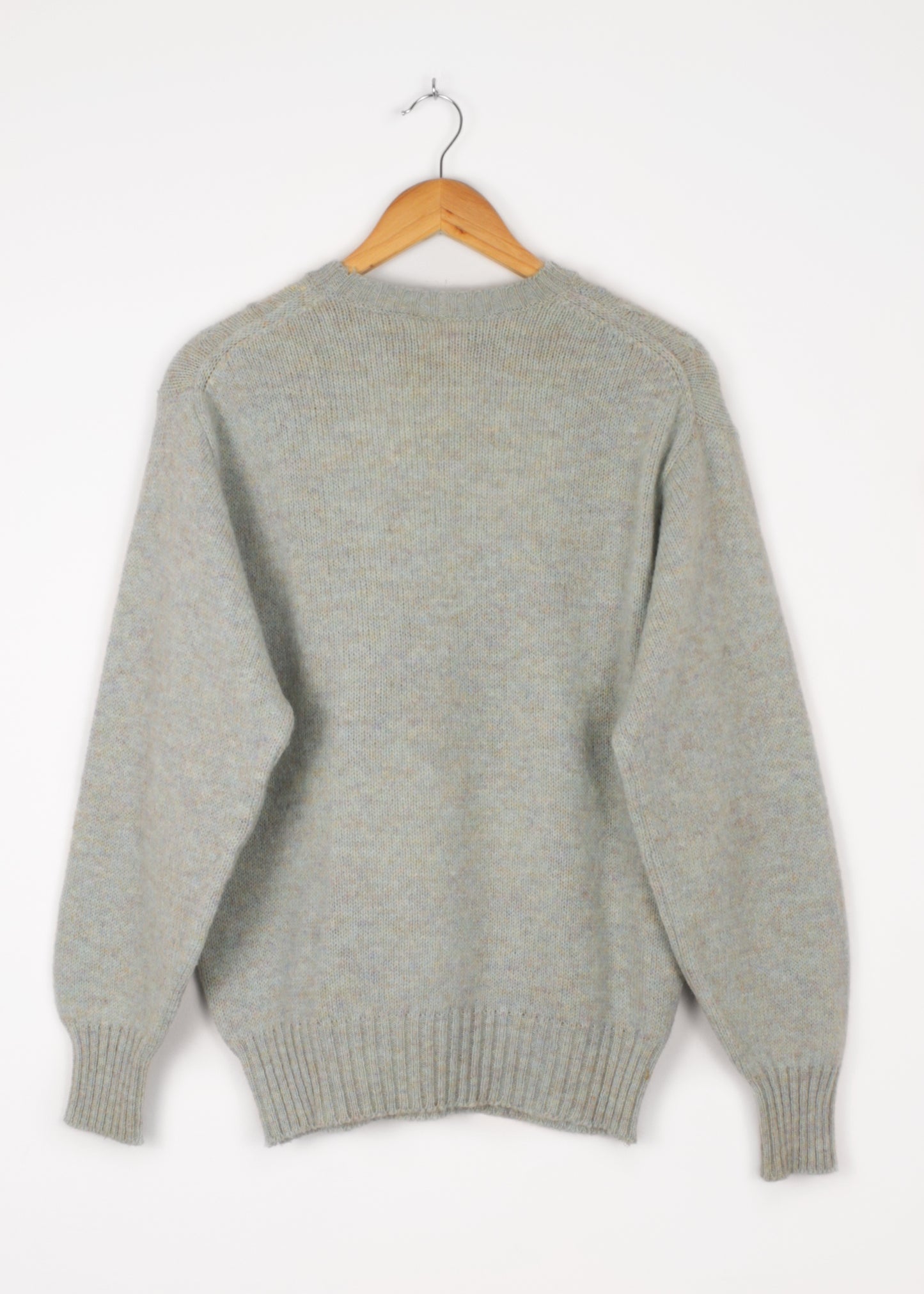 Woolen sweater in blue