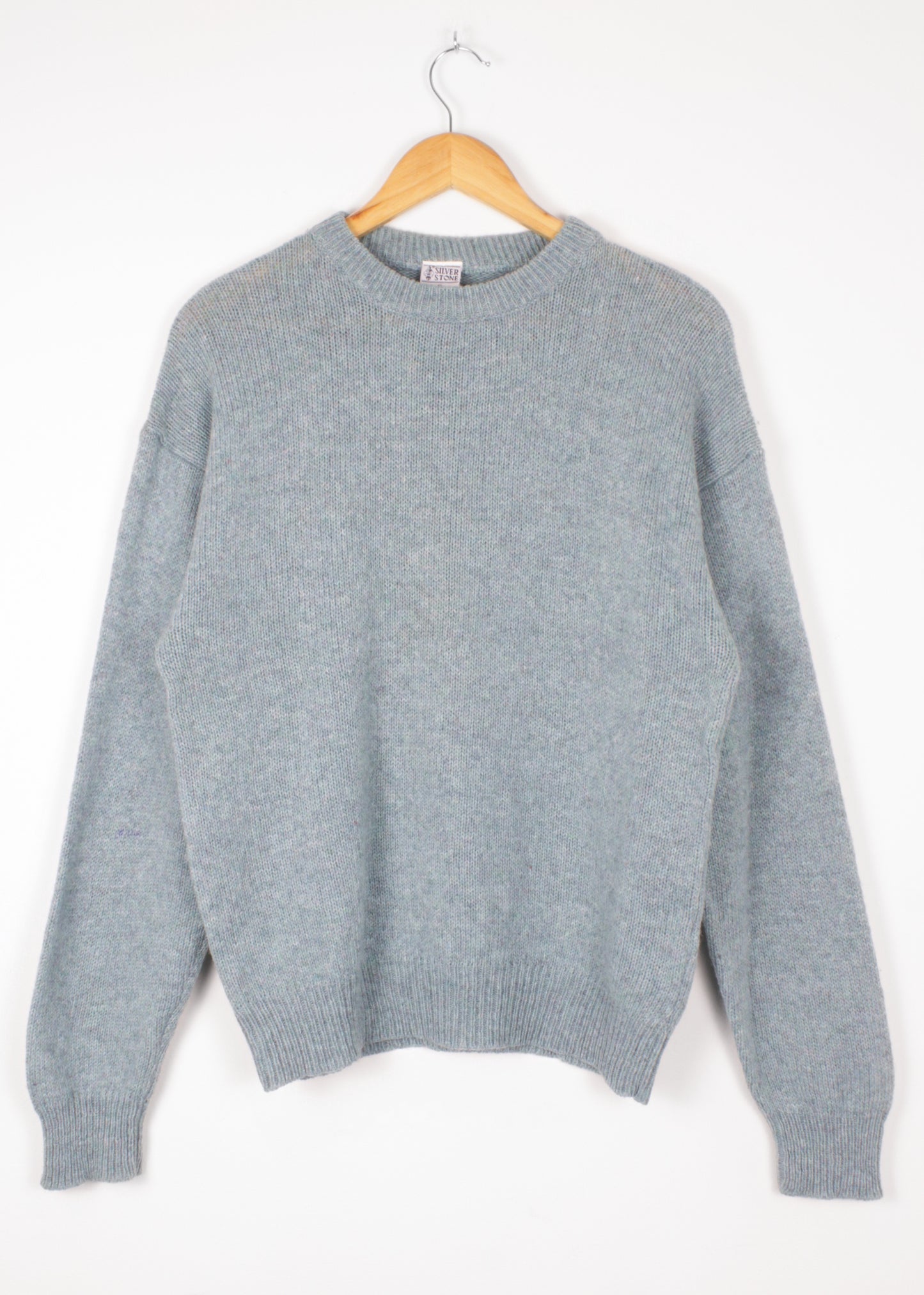 Woolen sweater in sky blue