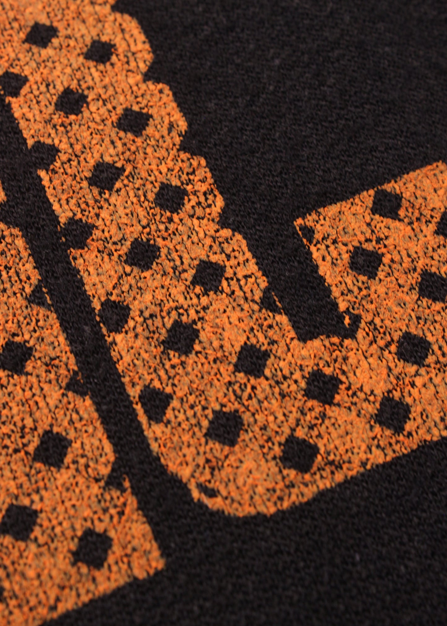 Vintage sweatshirt in black with collar