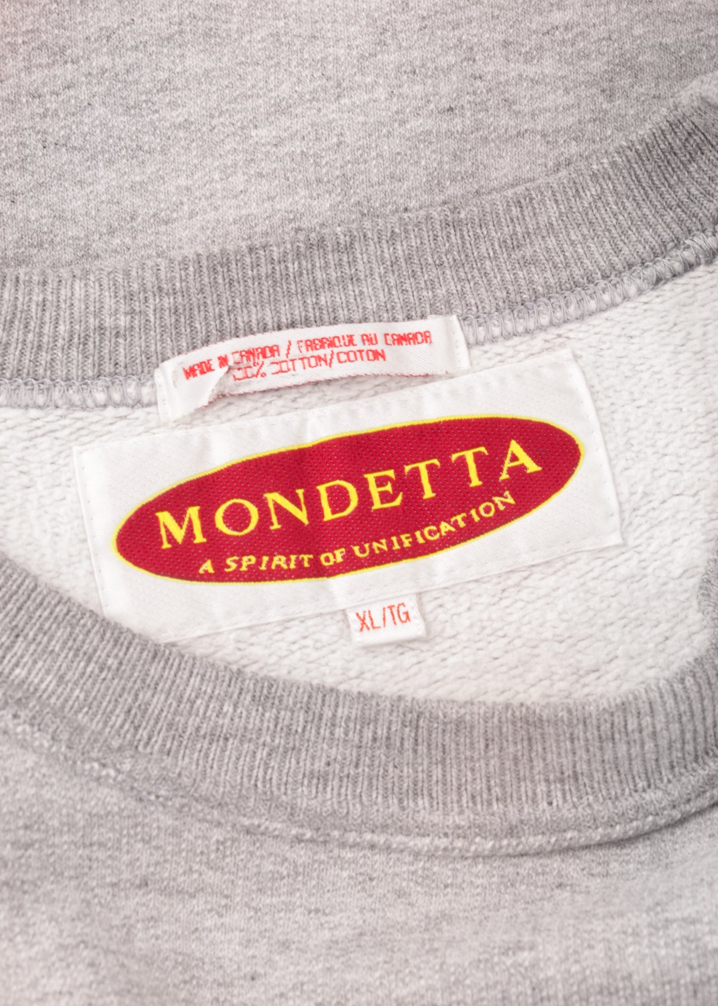 Retro sweatshirt in grey