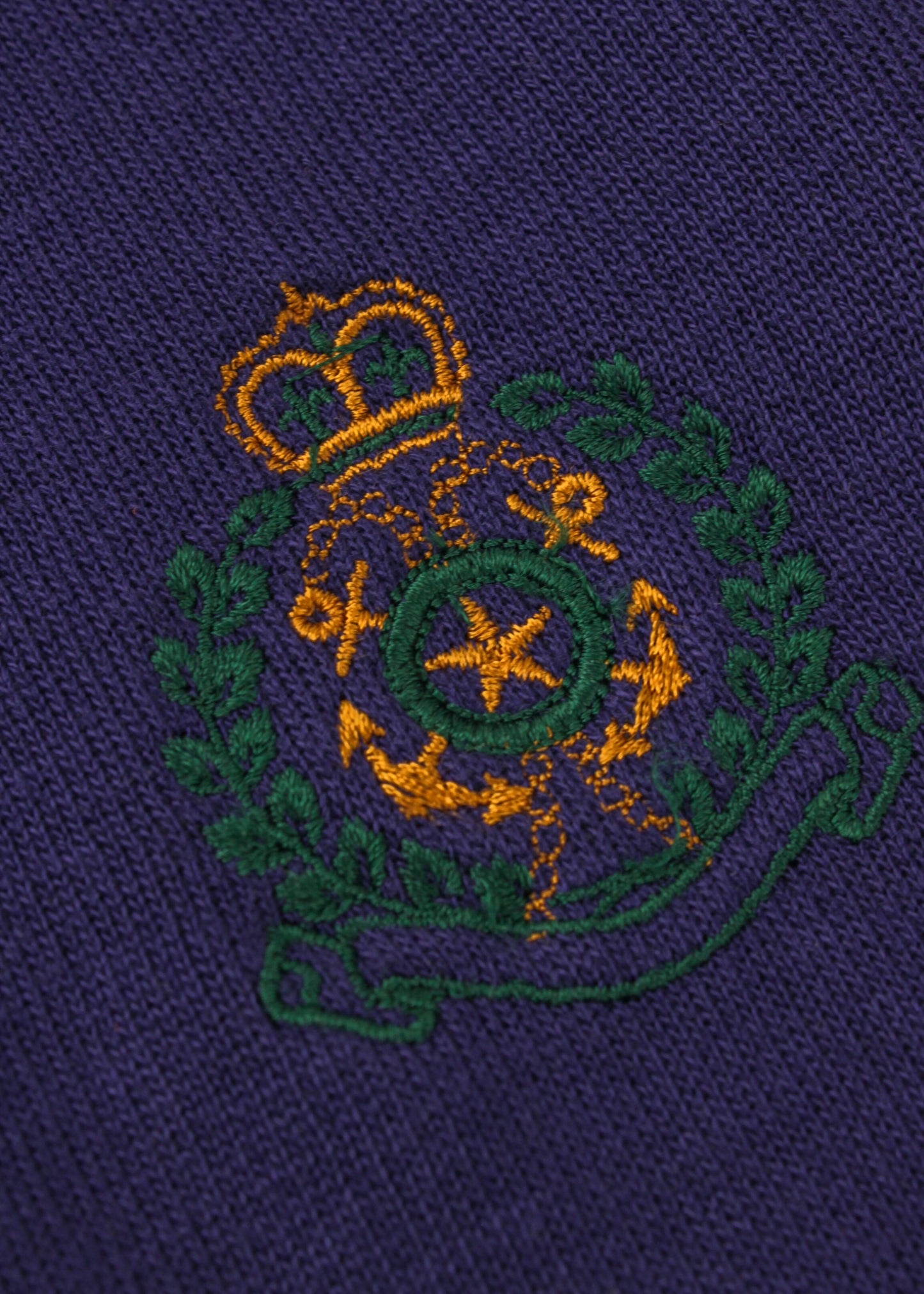 Vintage sweatshirt in navy and green