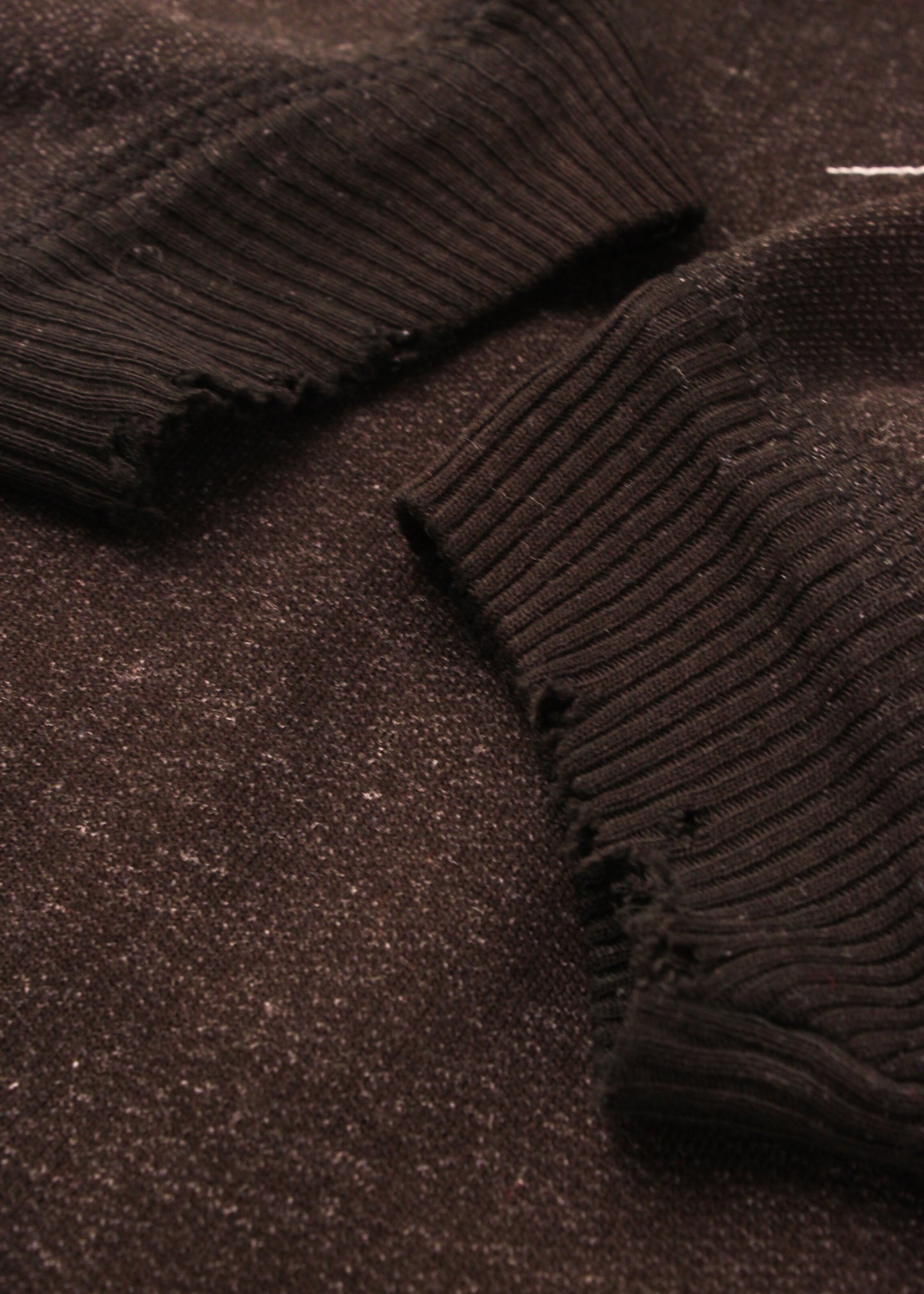 Vintage sweatshirt in charcoal with collar