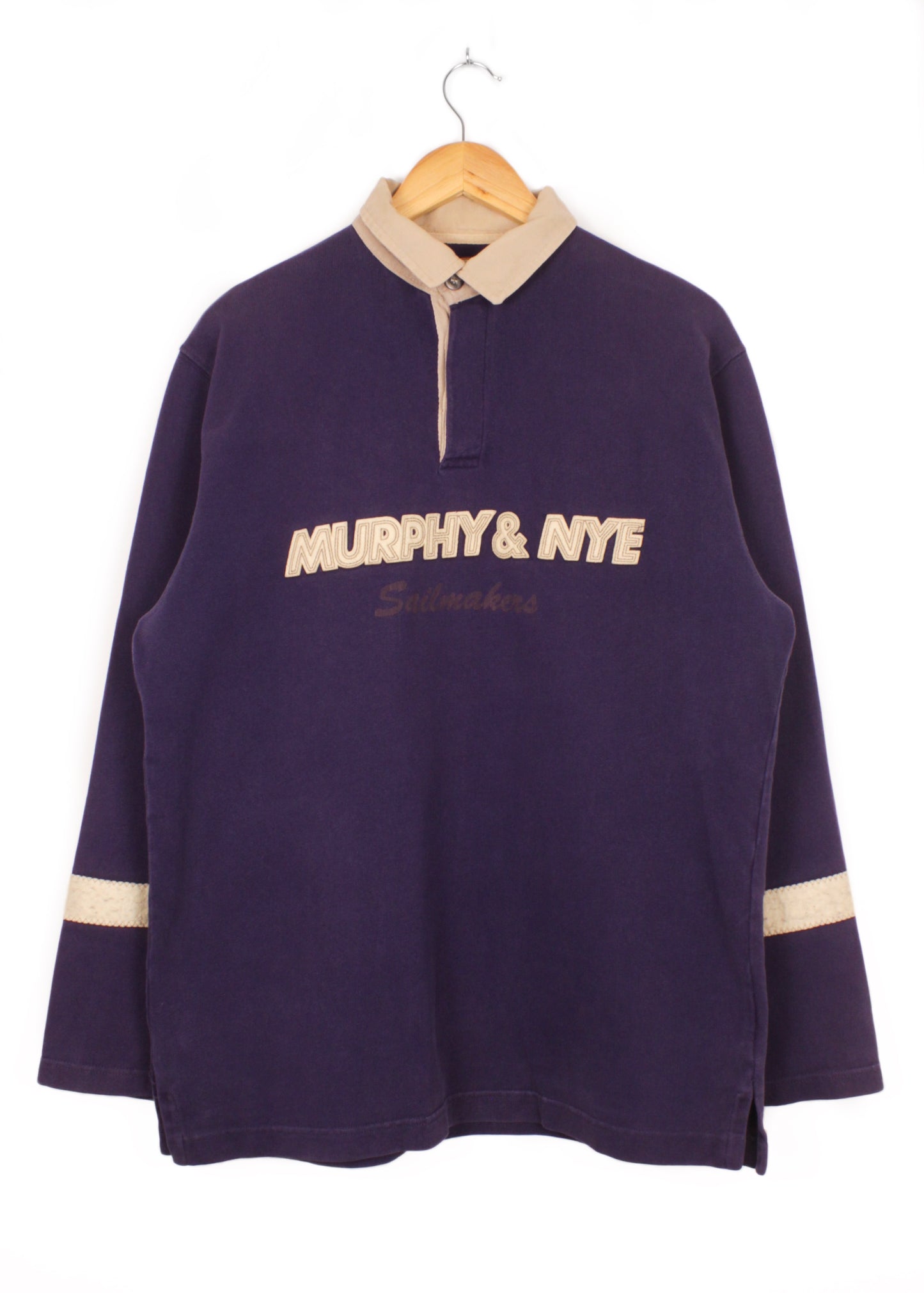Vintage rugby shirt in navy