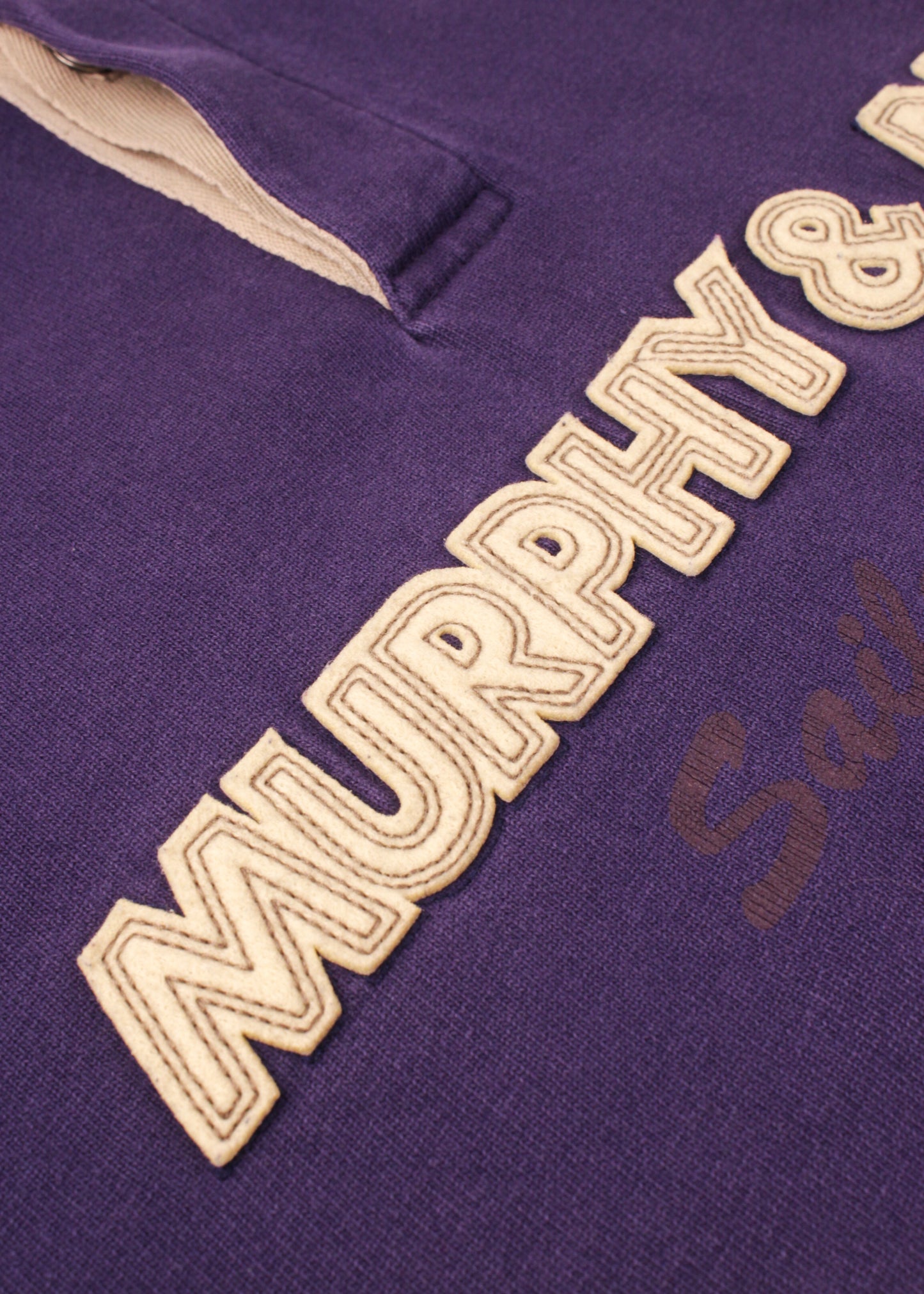 Vintage rugby shirt in navy