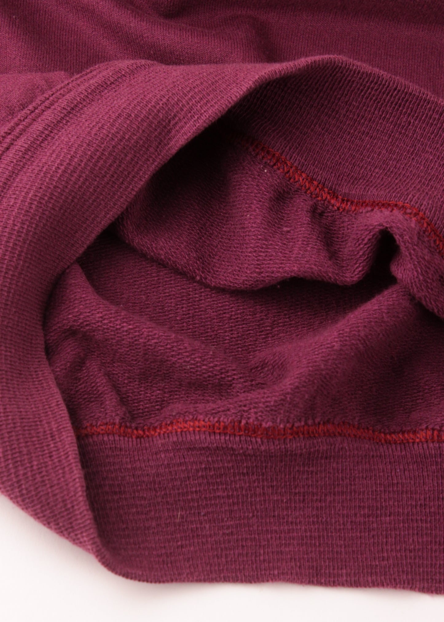 Vintage sweatshirt in eggplant and grey