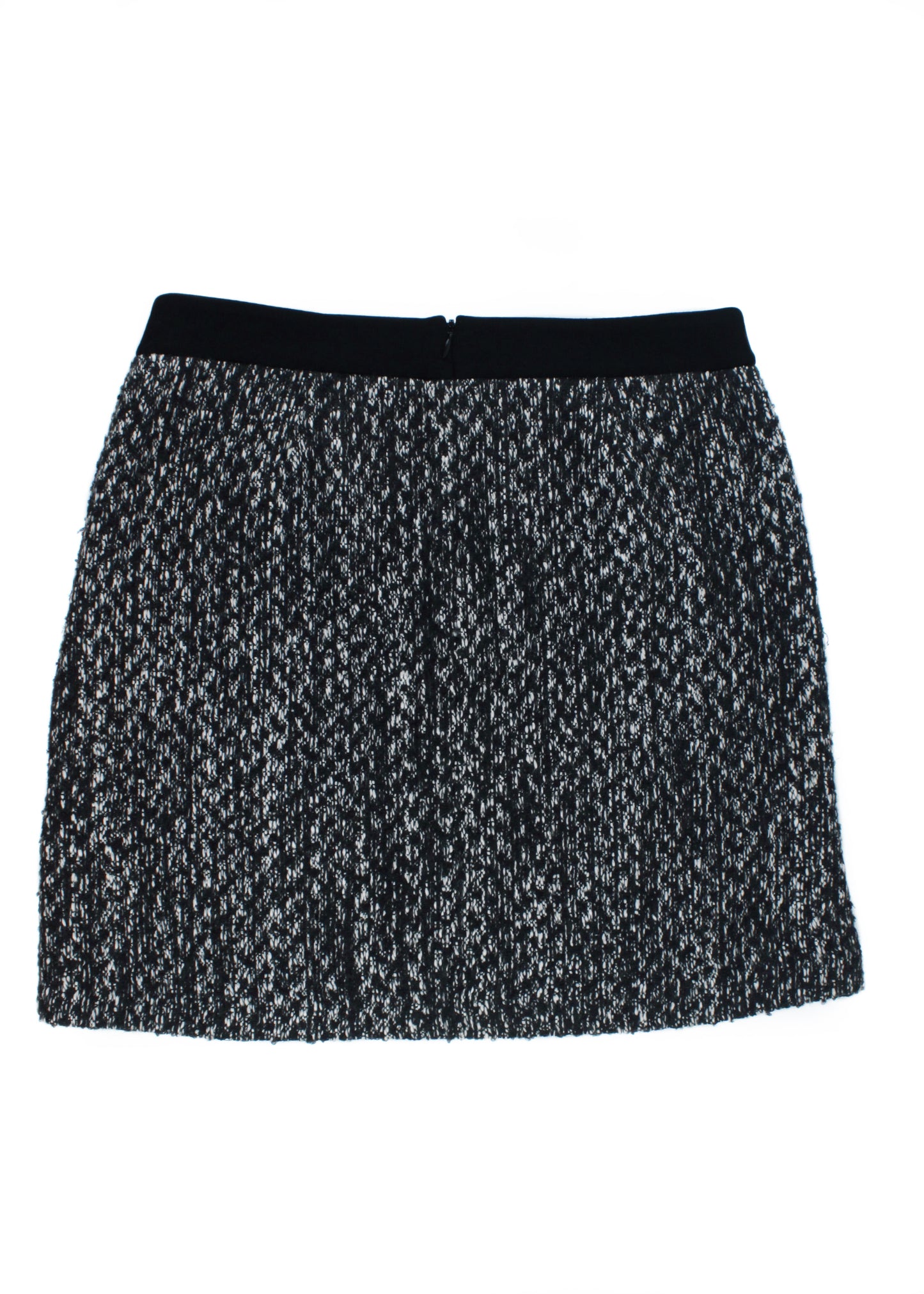 Bodycon skirt in black with decorative buttons