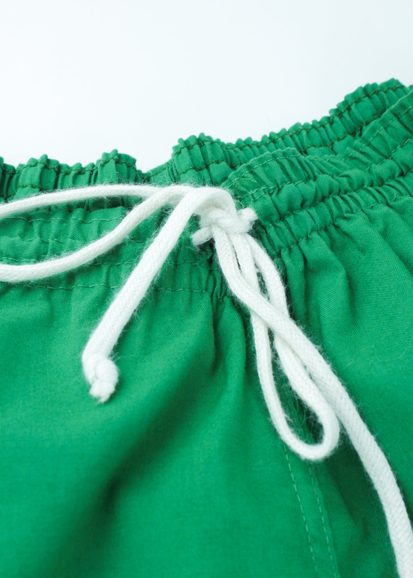 Vintage sport shorts in green