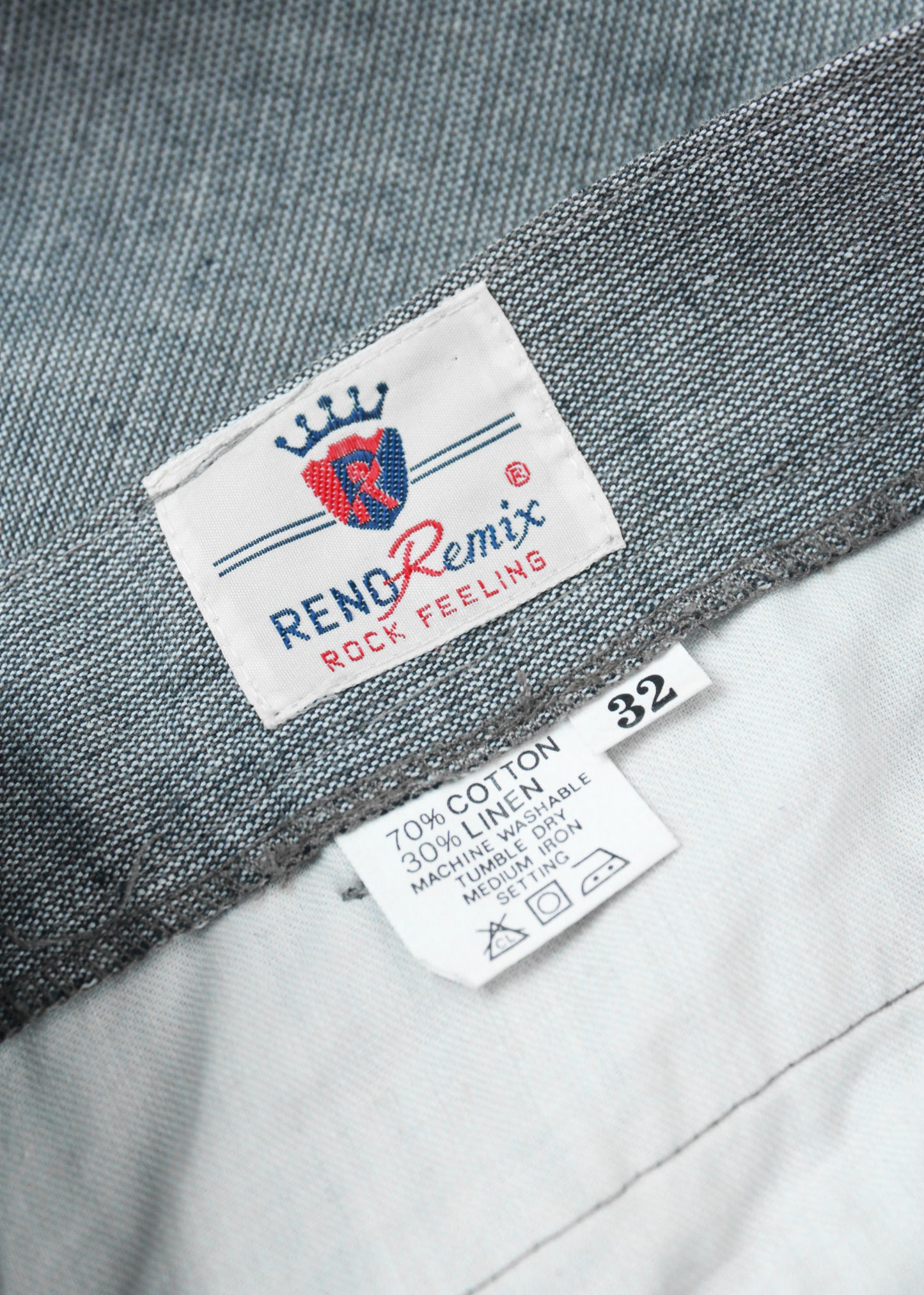 Vintage classic pants in grey