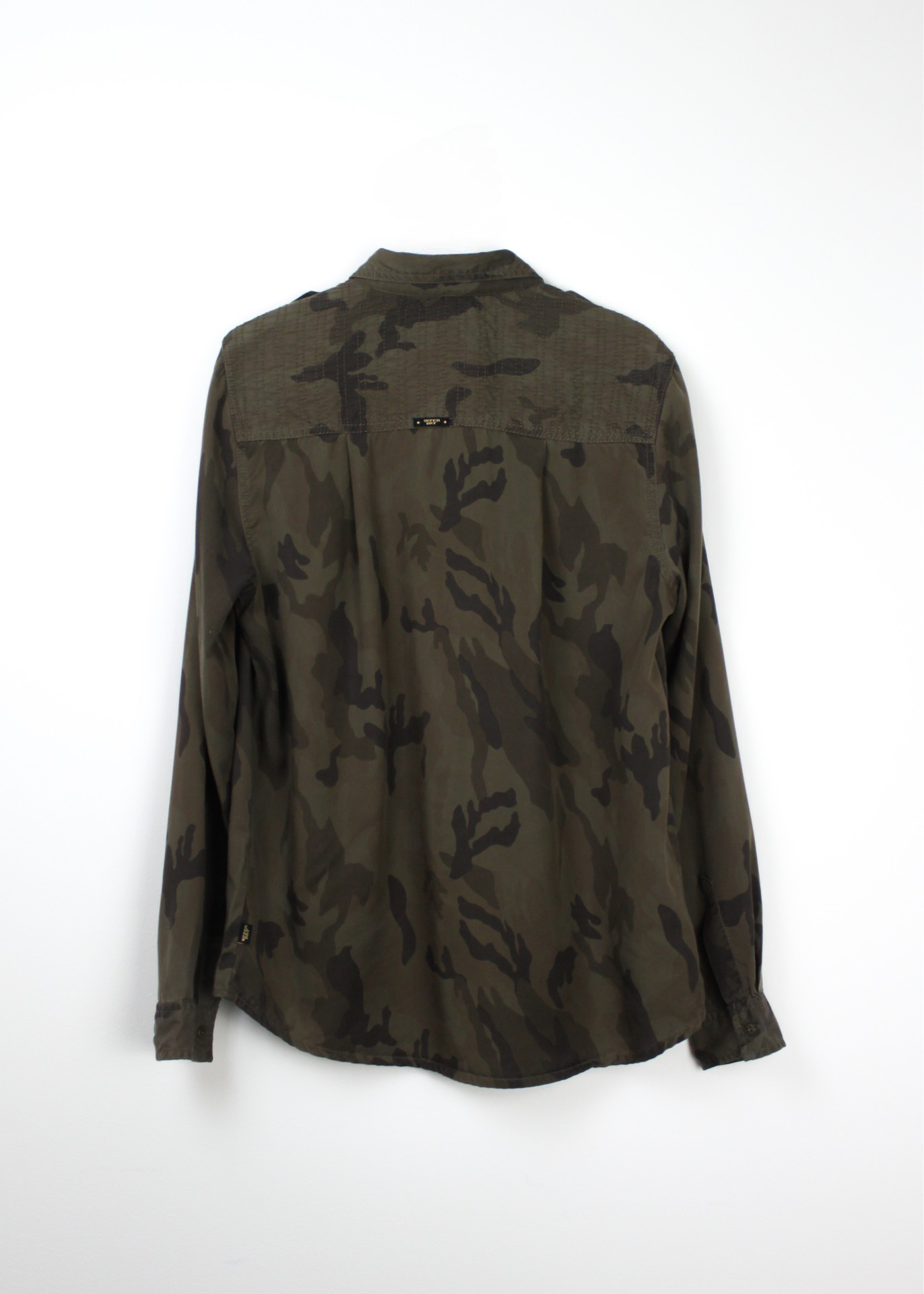 Super Dry shirt in camouflage print