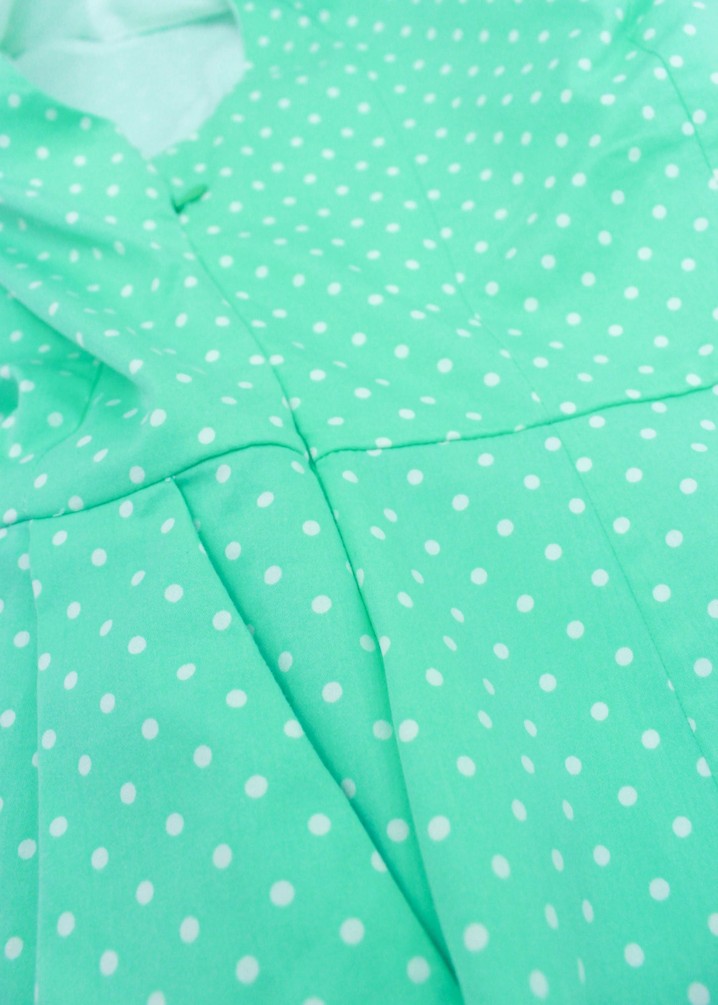 Mint green summer dress