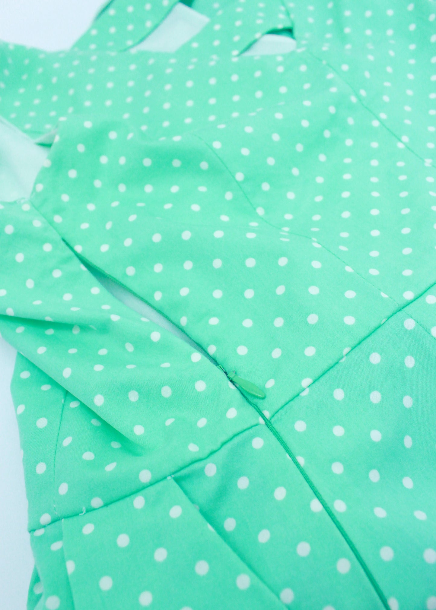 Mint green summer dress