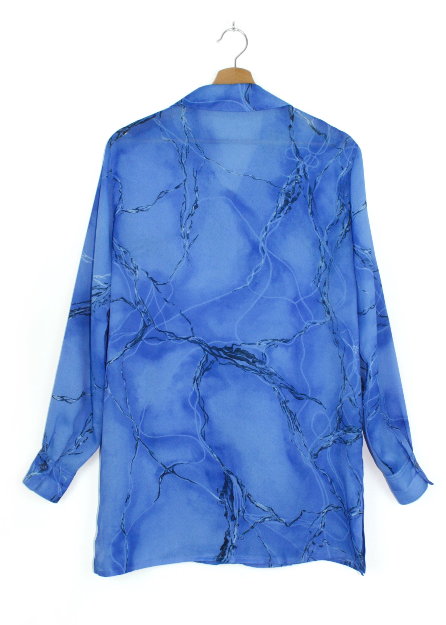 Printed shirt in blue