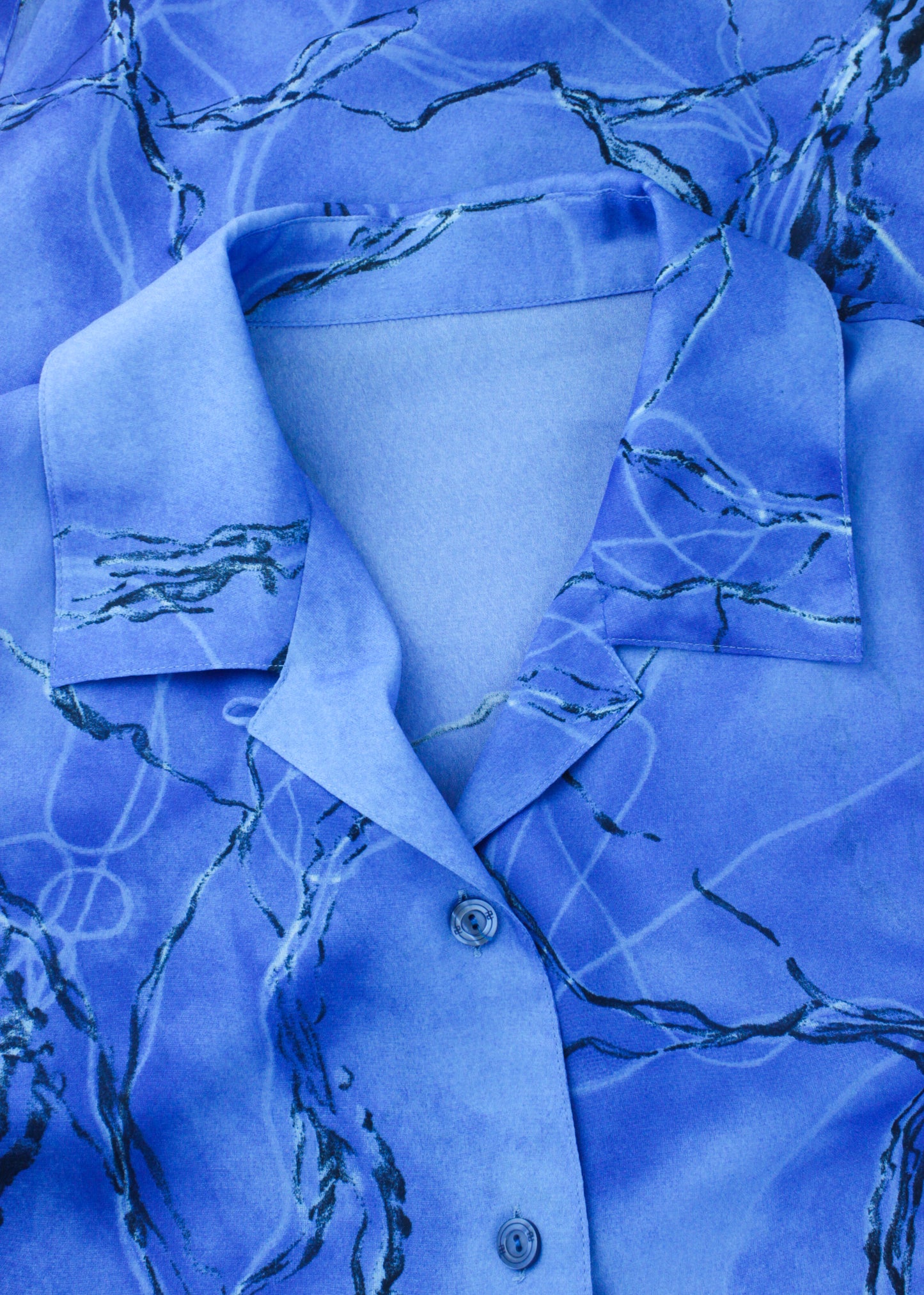 Printed shirt in blue
