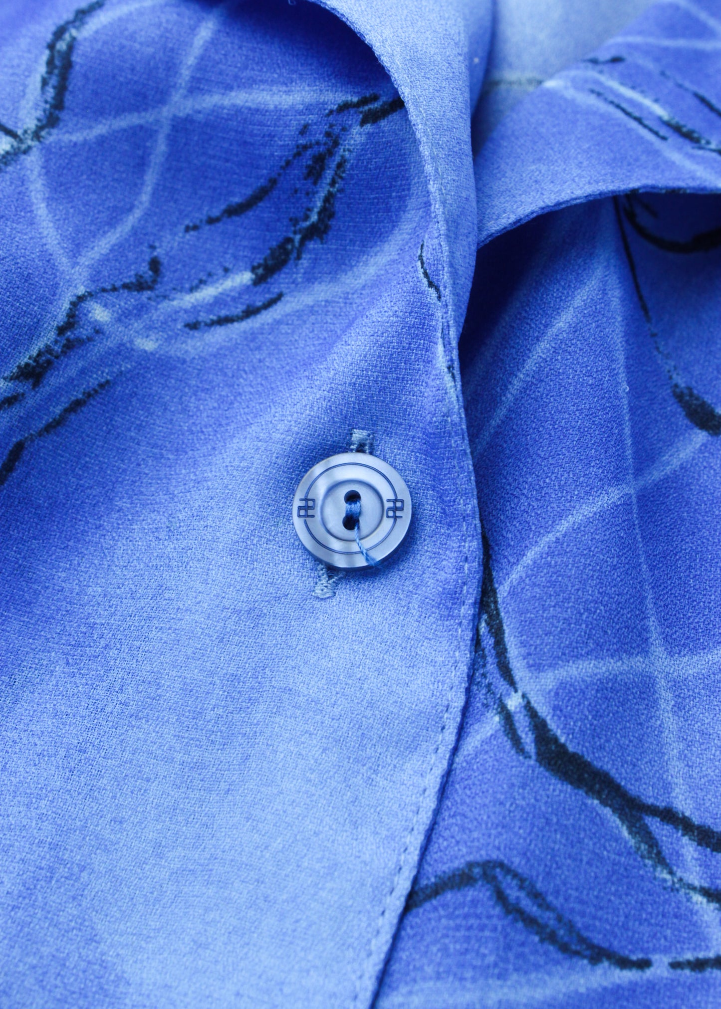 Printed shirt in blue