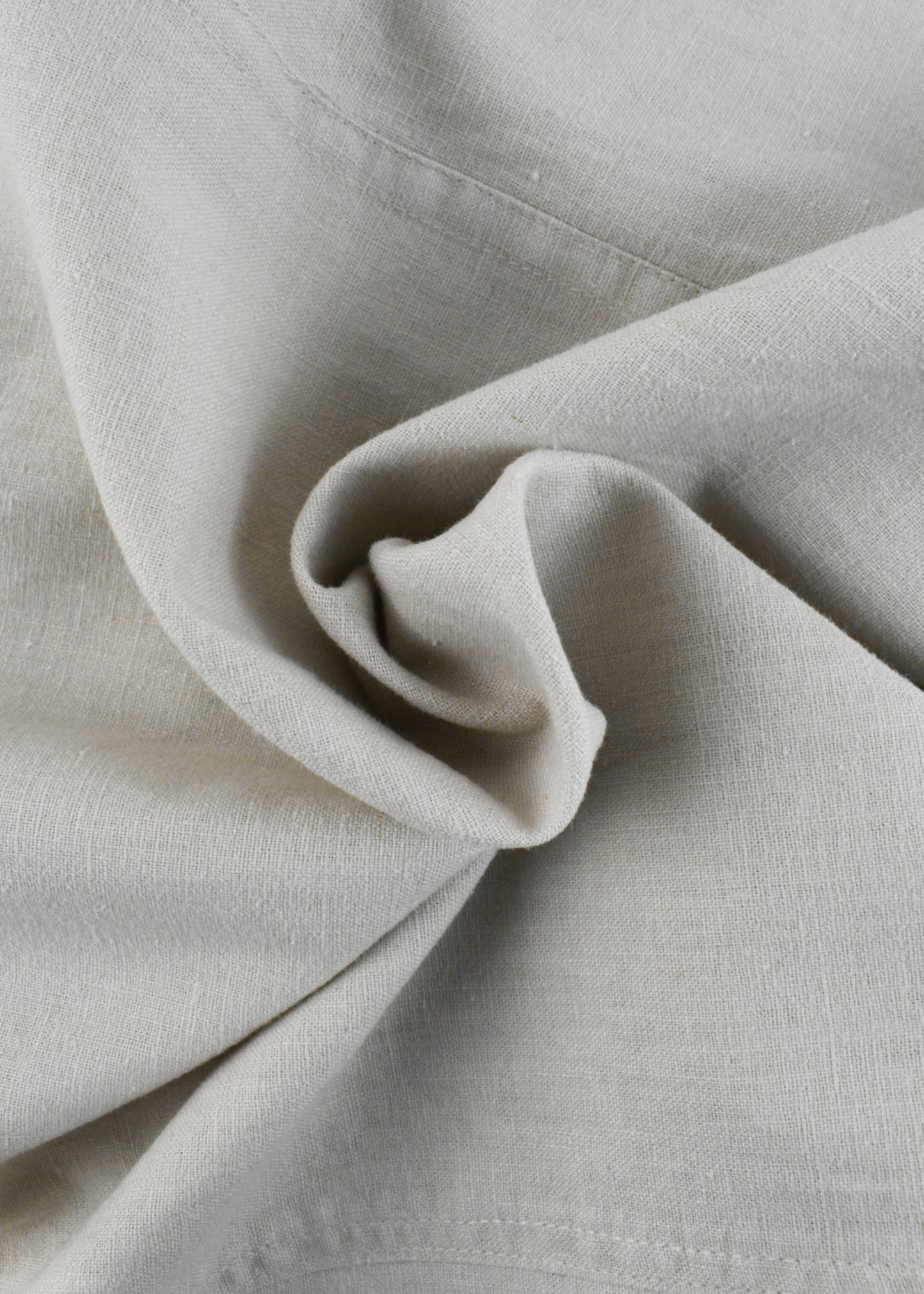 Vintage linen long sleeve shirt in beige